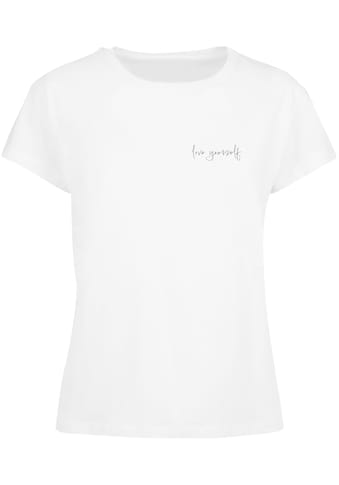 T-Shirt »Merchcode Damen Ladies Love Yourself Box Tee«, (1 tlg.)