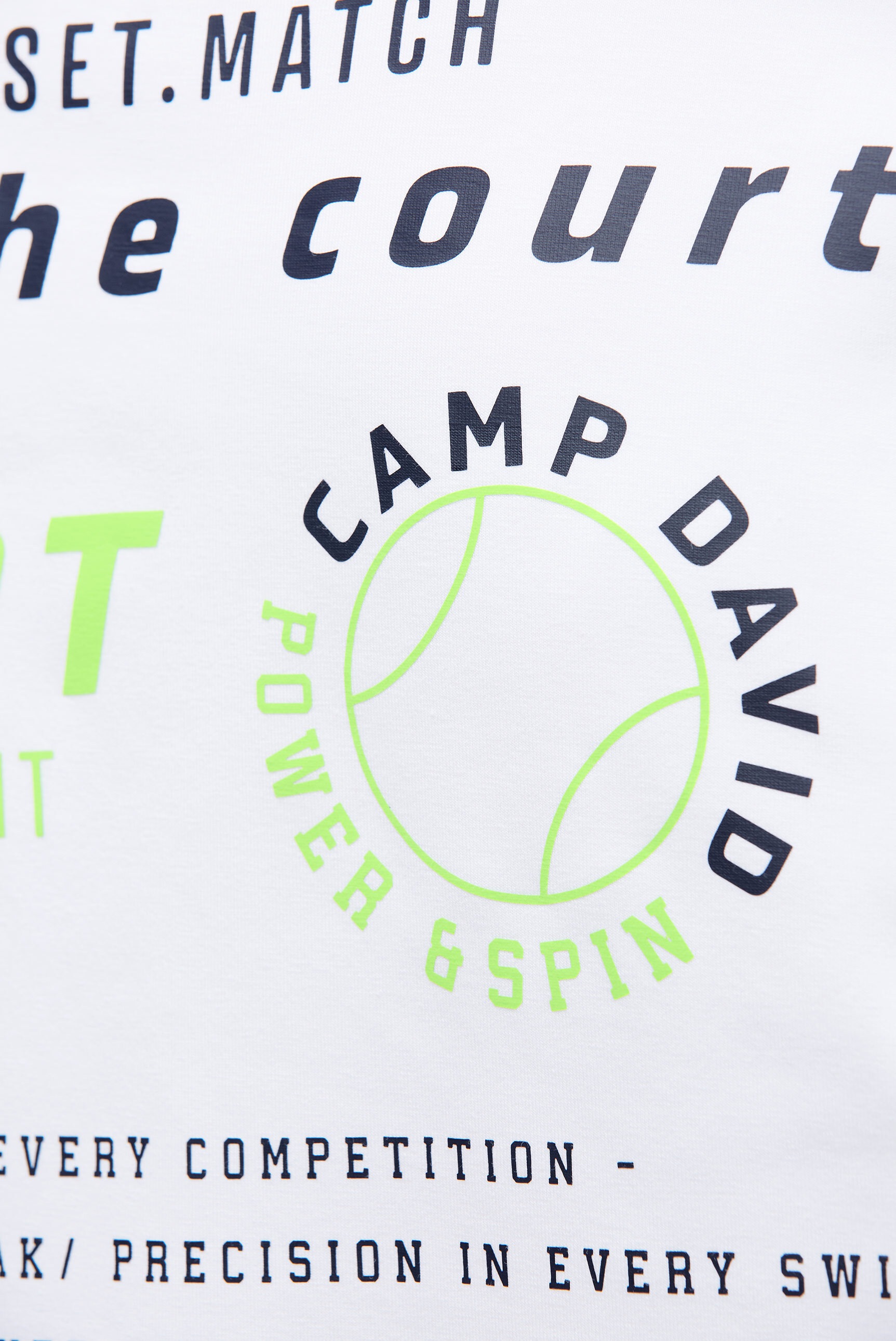 CAMP DAVID Kapuzensweatshirt , mit reflektierenden Details
