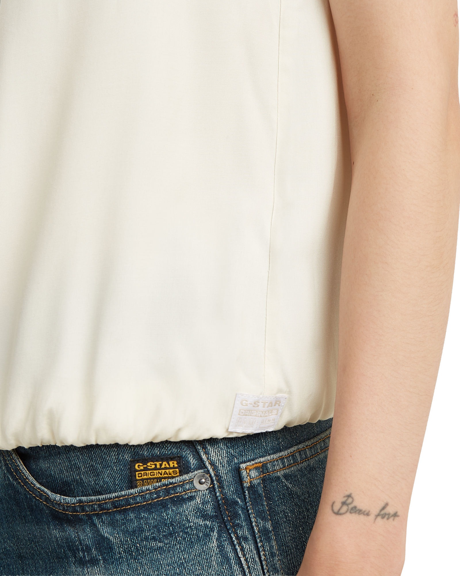 G-STAR Langarmshirt »Stand-Up Collar Sleeveless Top«