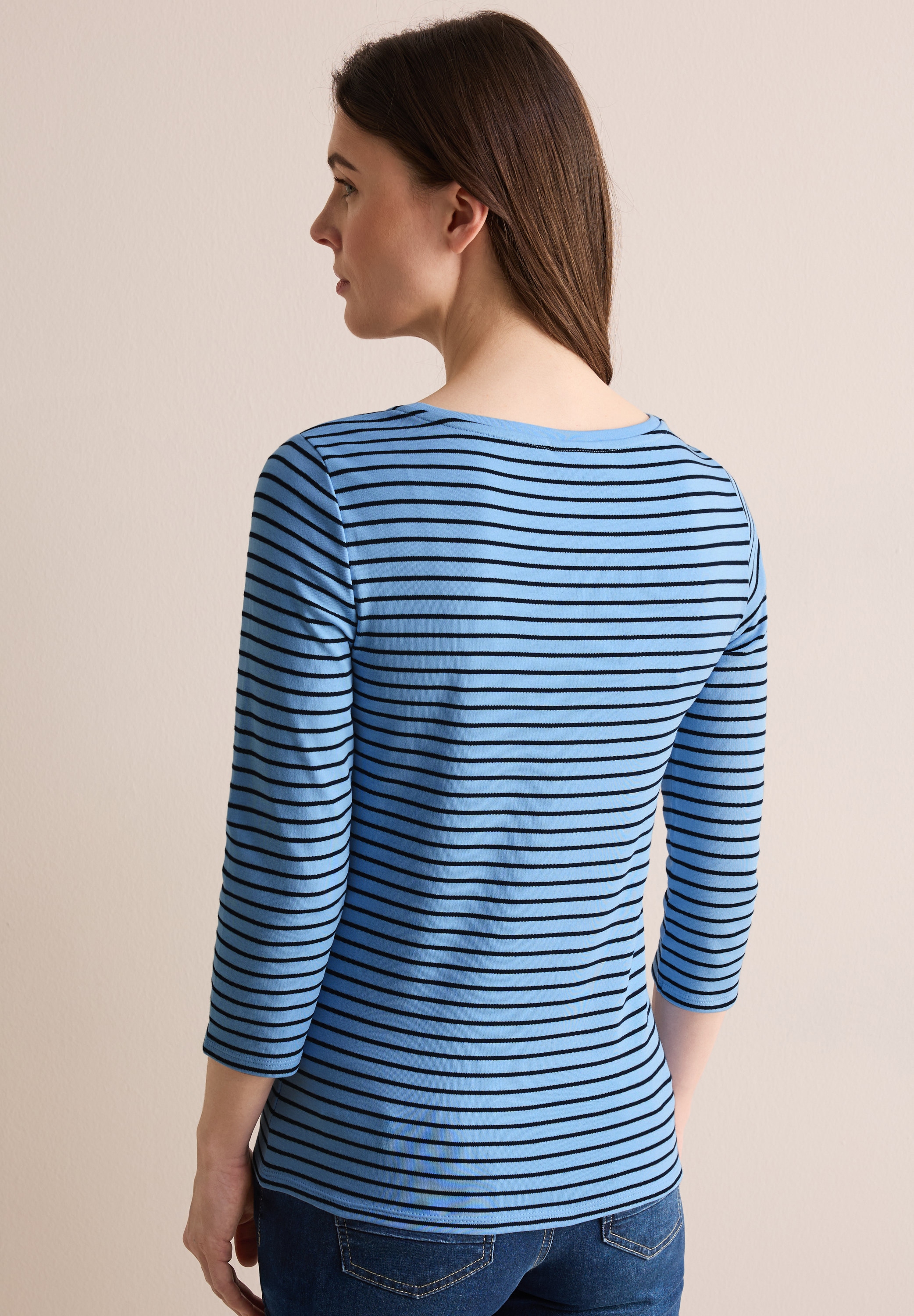 Cecil 3/4-Arm-Shirt, mit Streifenmuster