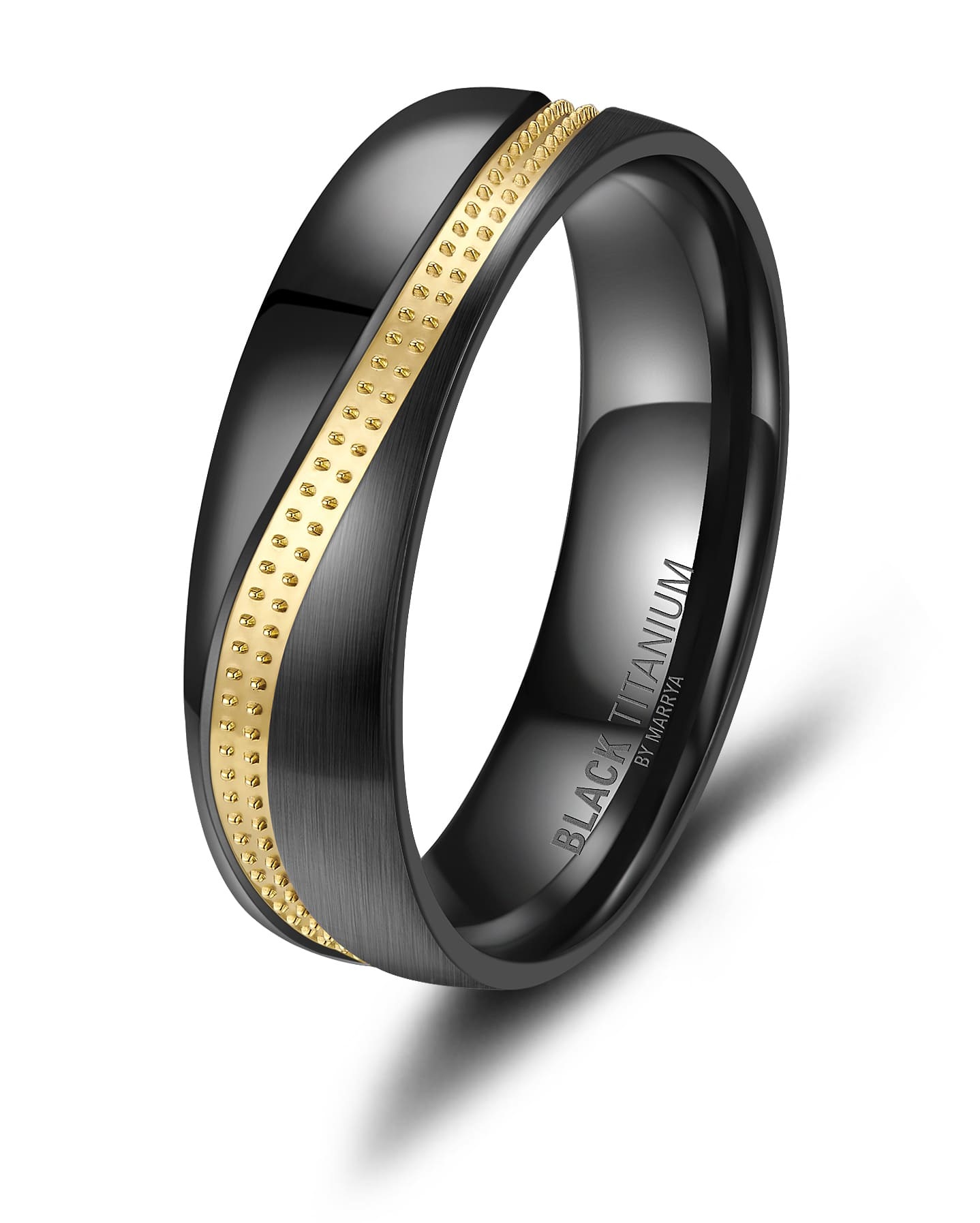 Marrya Partnerring »BLACK TITANIUM by MARRYA«