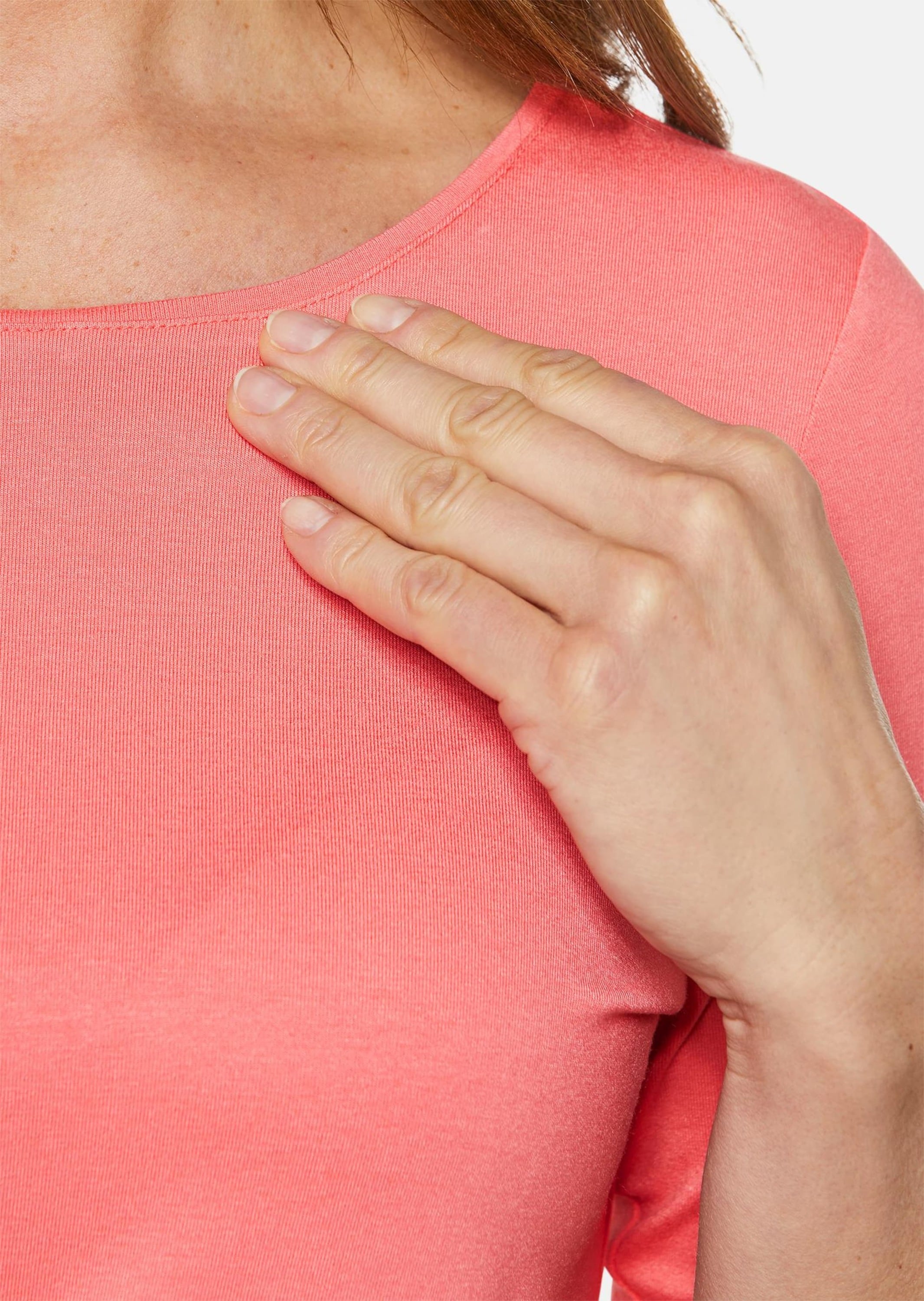 GOLDNER 3/4-Arm-Shirt »Trageangenehmes Viskoseshirt mit Elasthan«