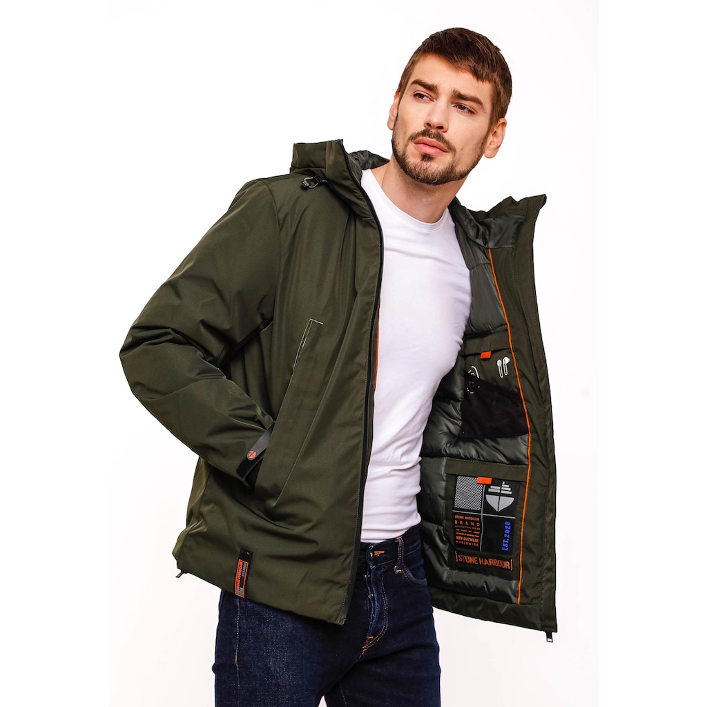 Stone Harbour Outdoorjacke »Moagaa«, mit Kapuze