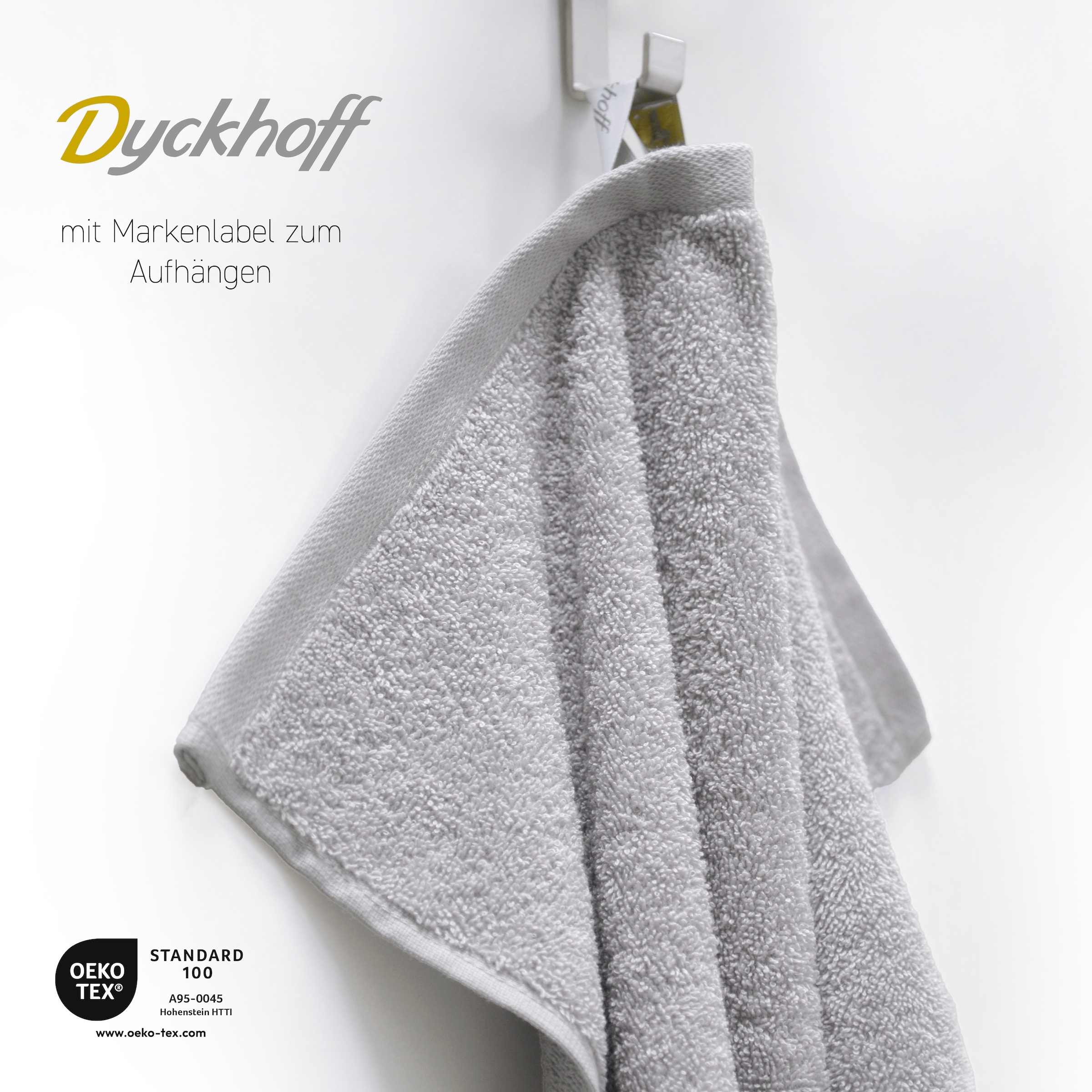 Dyckhoff Handtücher »Chenille«, (Packung, 2 St., 2x Handtuch (50x100cm)