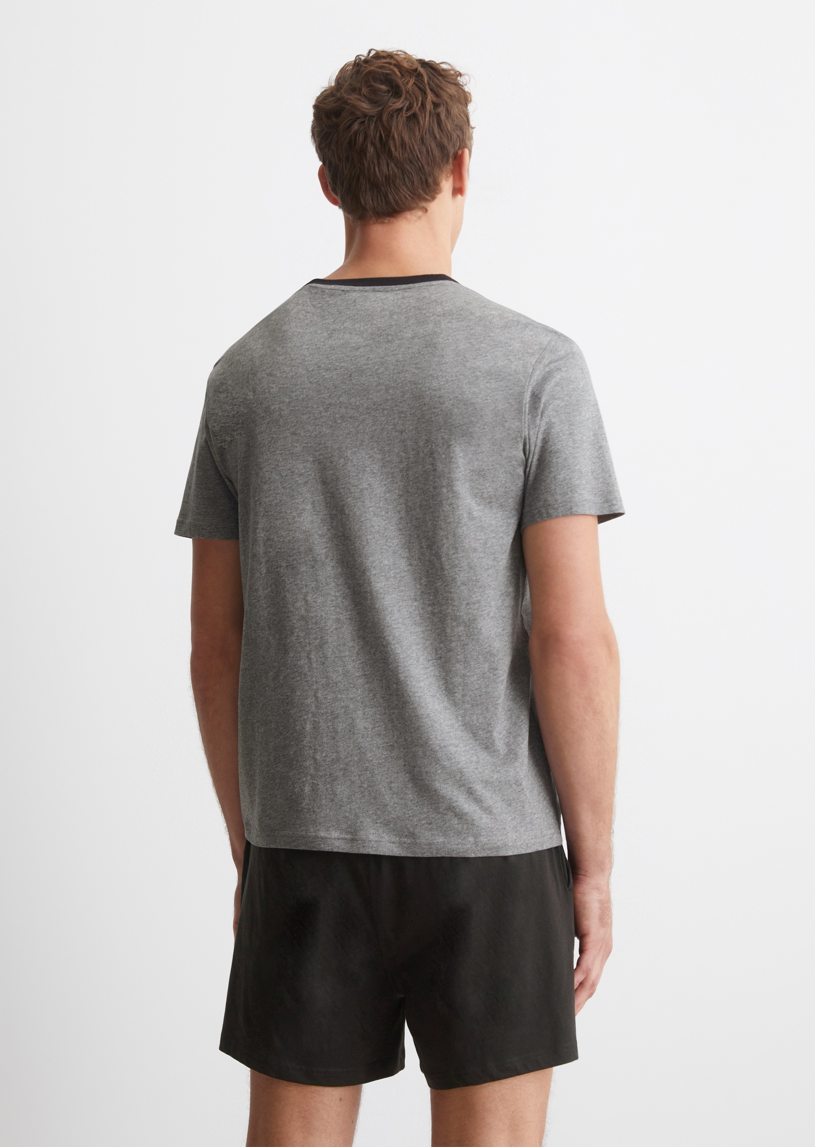 Thumbnail - Marc OPolo Shorty "Mix N Match Cotton" 2 Stk. tlg., Baumwolle, Jersey-Qualität, bequem, Kurzarm