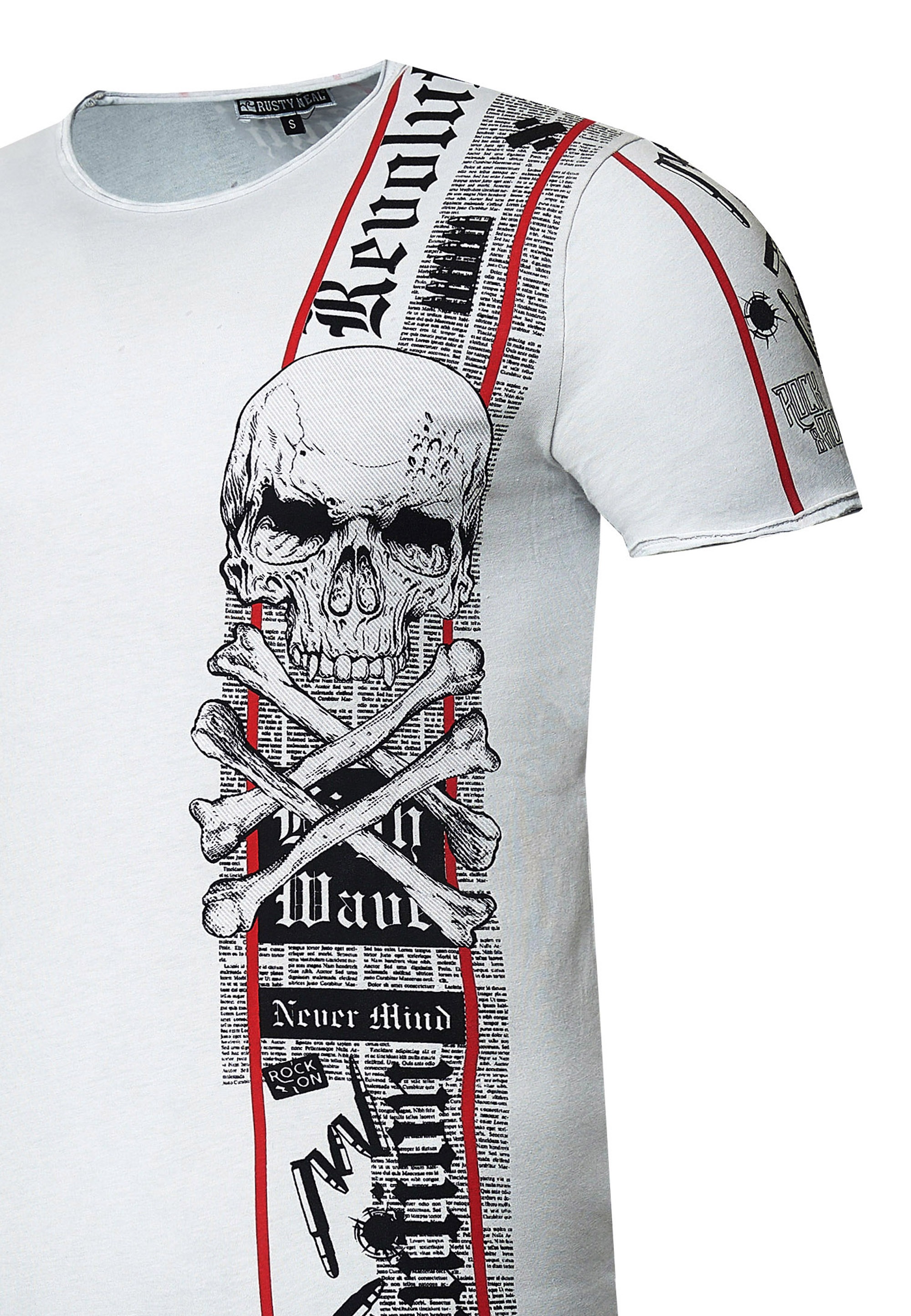 Rusty Neal T-Shirt, im verwaschenen Look