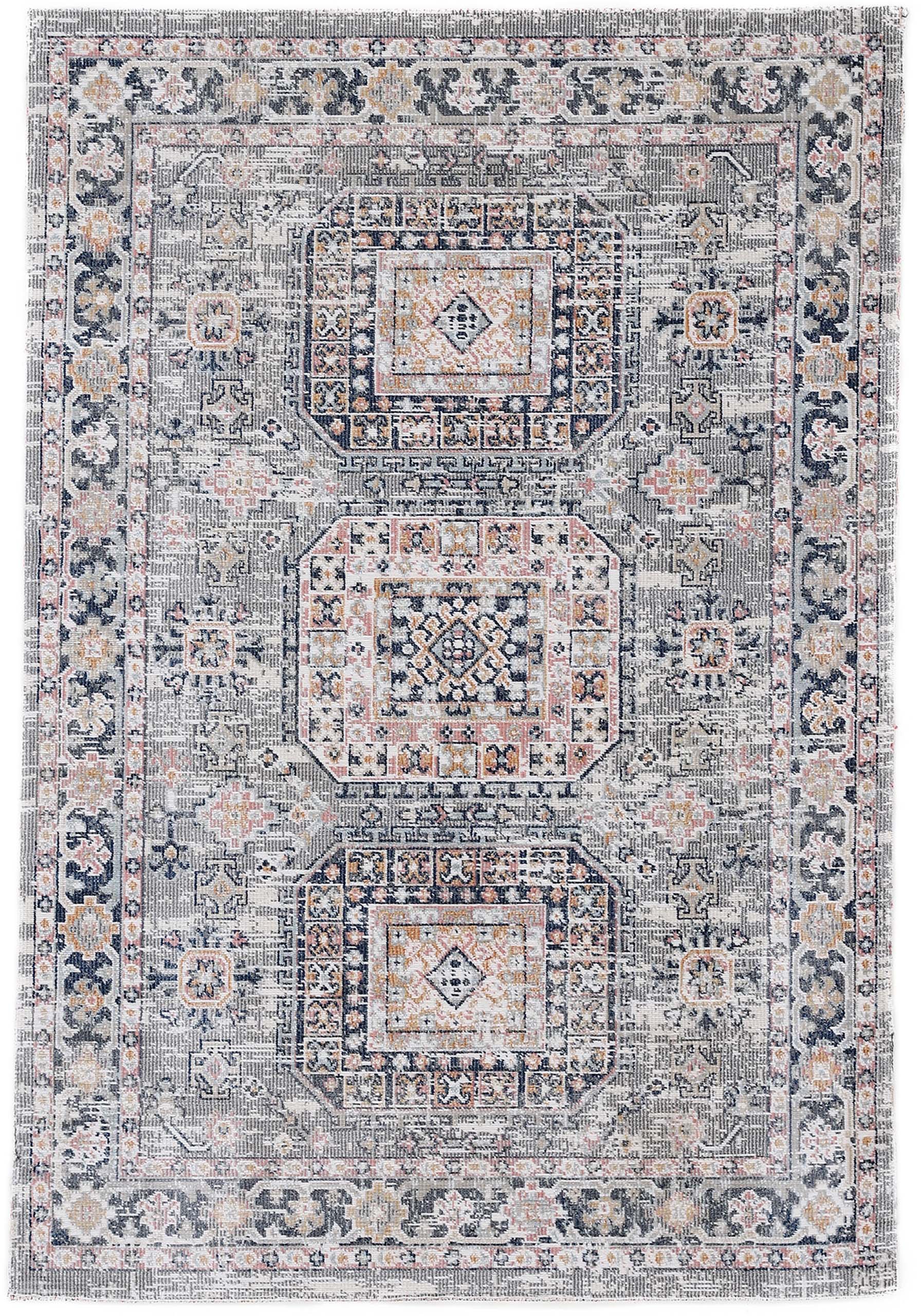 carpetfine Teppich "Omen 3" rechteckig 3 mm Höhe Orient Vintage Look, Wohnz günstig online kaufen