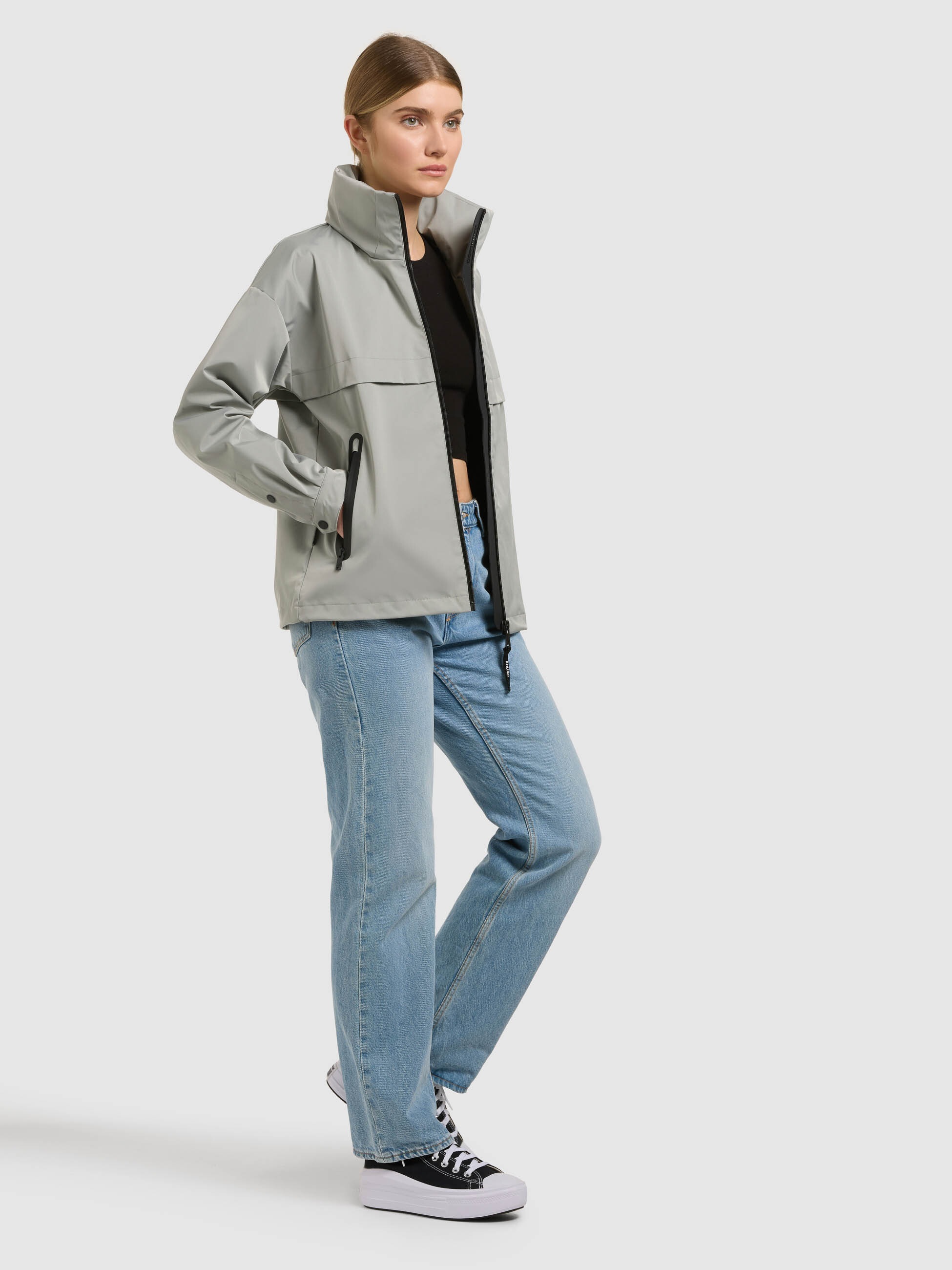 khujo Kurzjacke »RAIBE2« mit Kapuze