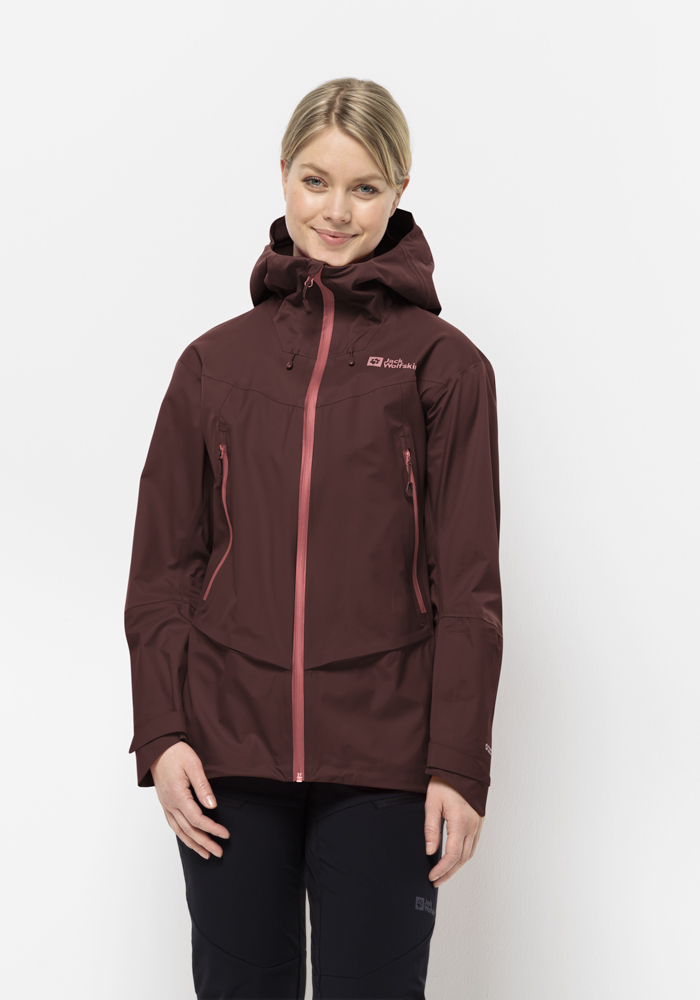 Skijacke »ALPSPITZE PRO 3L JKT W«, mit Kapuze