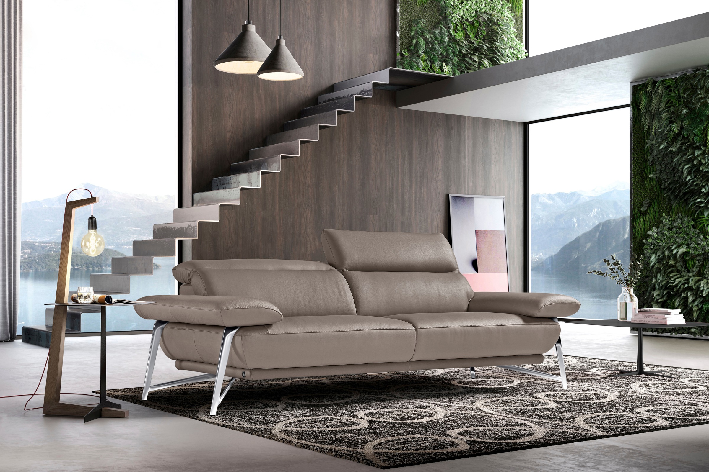 Egoitaliano 2,5-Sitzer "Anais, Designsofa mit hohem Sitzkomfort, Designfuß, günstig online kaufen