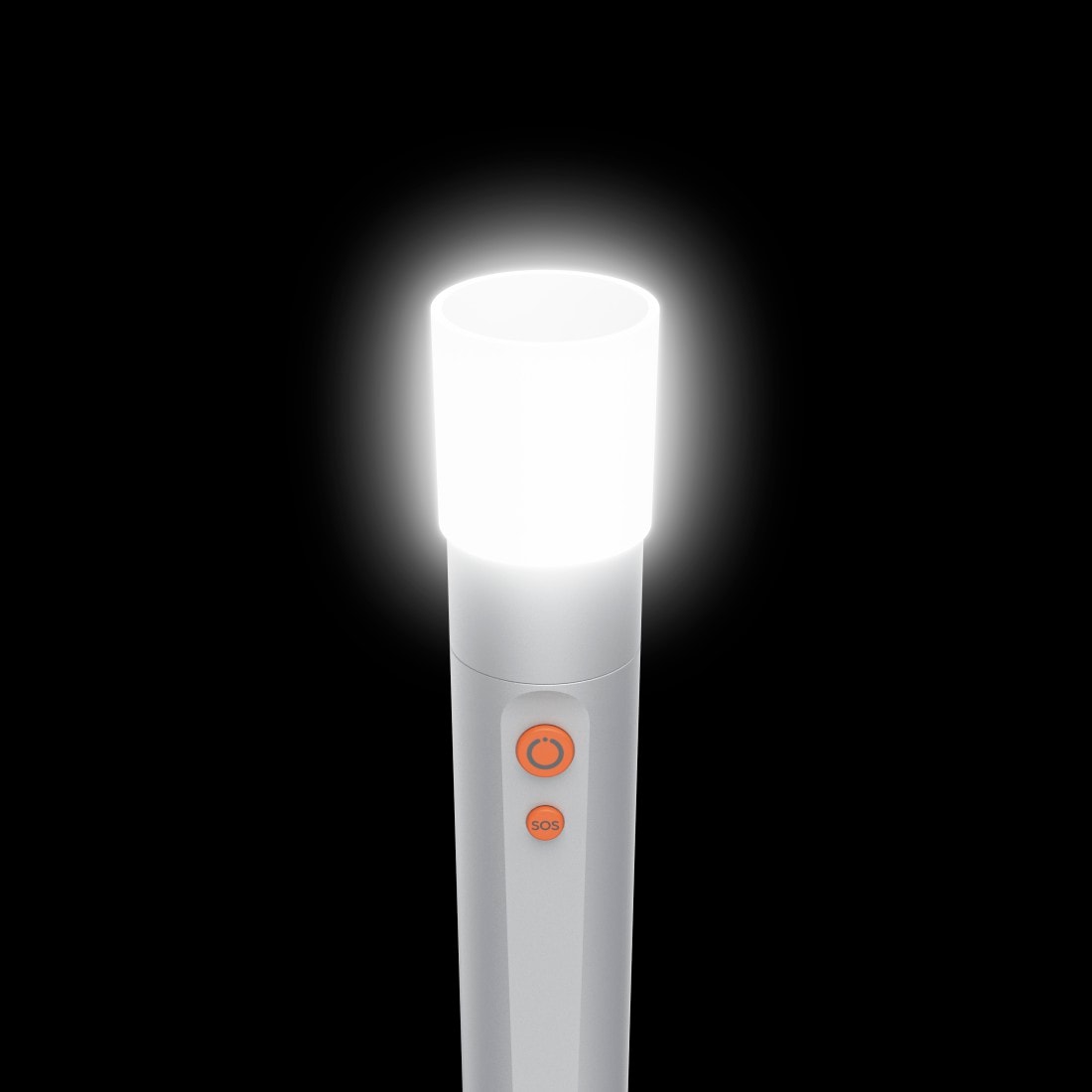 Hama LED Taschenlampe »LED-Taschenlampe, Batterie, Aluminium, 4 Modi + SOS« stromsparend, robust