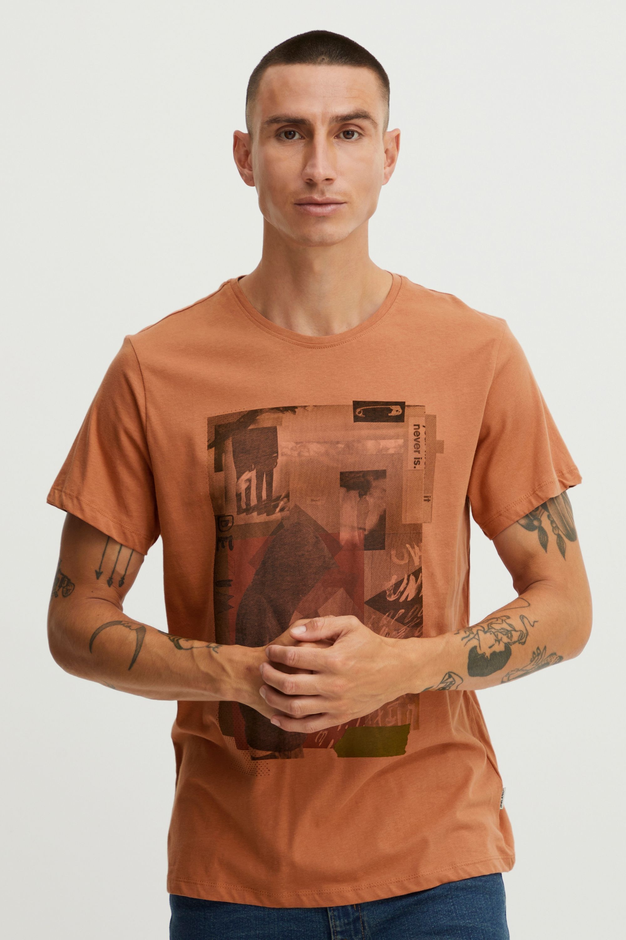 Blend T-Shirt "BHTee", Klassisches T-Shirt mit Rundhalsausschnitt günstig online kaufen