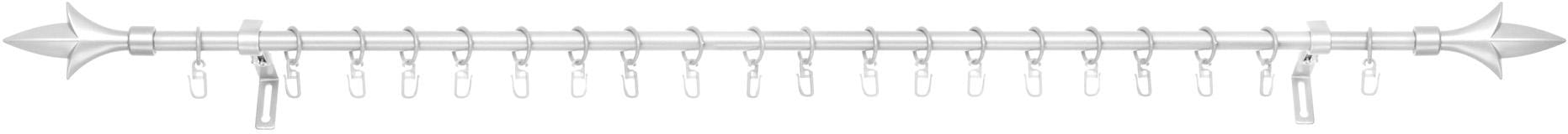 LICHTBLICK ORIGINAL Gardinenstange "Lilie" Ø 16 mm 1 läufig-läufig Fixmaß günstig online kaufen