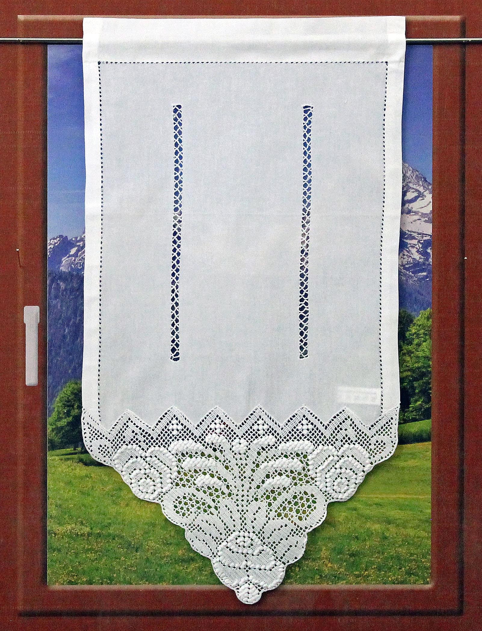 HOSSNER - ART OF HOME DECO Scheibengardine »Montasch«, (1 St.)