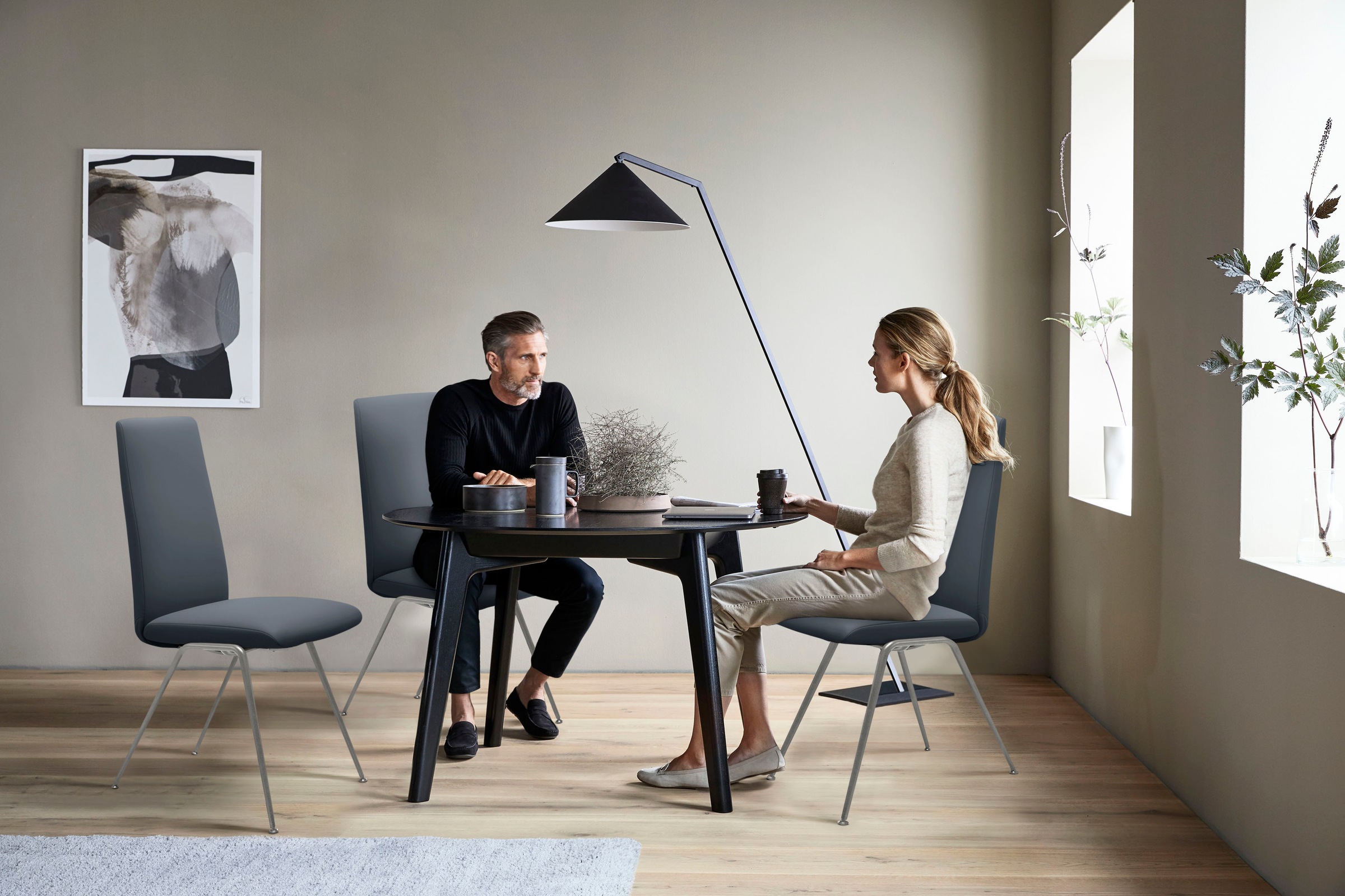 Stressless® Polsterstuhl »Laurel«, Leder PALOMA, High Back, Größe L, mit Beinen aus Stahl in Chrom glänzend