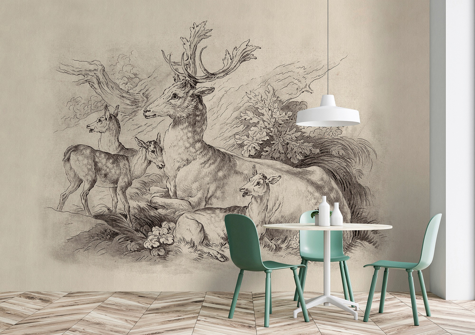 living walls Fototapete "Walls by Patel On The Grass" glatt Vlies, Wand günstig online kaufen