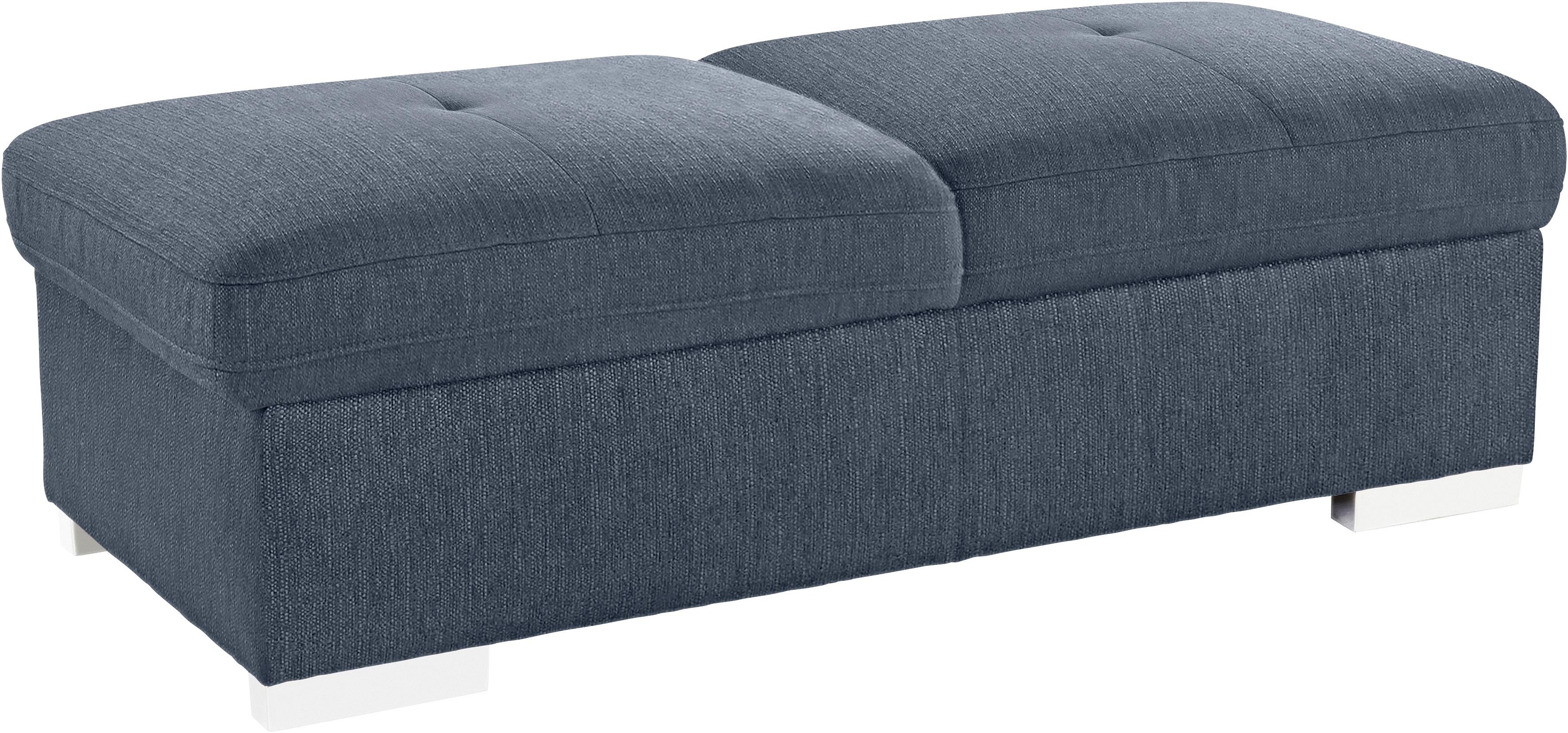 exxpo - sofa fashion Hocker "Spring Bankhocker, guter Sitzkomfort und tolle Verarbeitungsdetails" aus Luxus-Microfaser +Simply Clean - für besonders einfache Reinigung