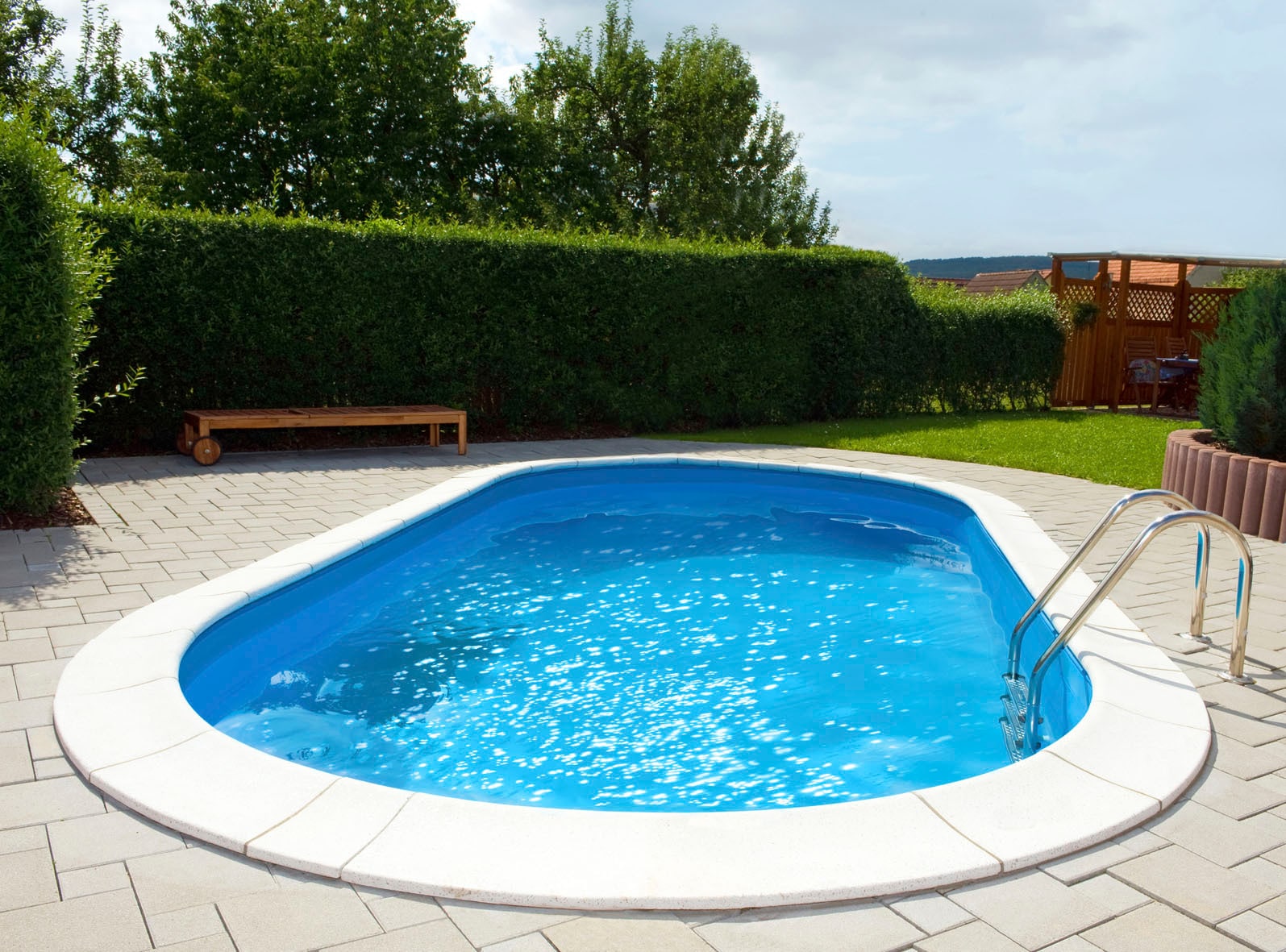 my POOL BWT Ovalpool »POWER, BxLxH: 360x737x120 cm«, (Komplett-Set, 7 tlg.), in 2 Folienfarben erhältlich, inkl. Poolroboter POWER ONE4ALL