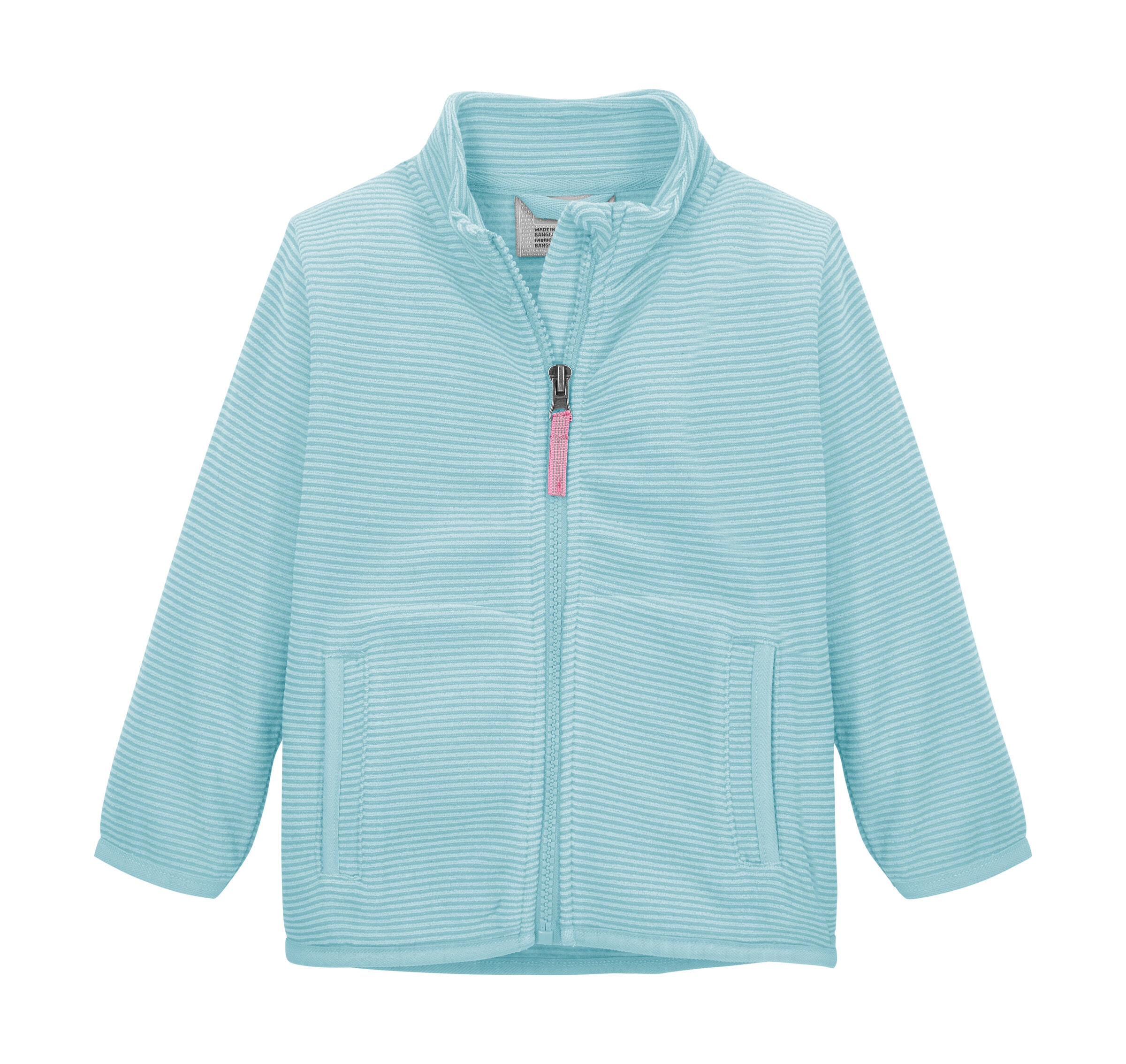 first instinct by killtec Fleecejacke "FIOS 1 MNS FLC JCKT" Fleecejacke mit Streifen, Kinnschutz, Namensetikett, Taschen