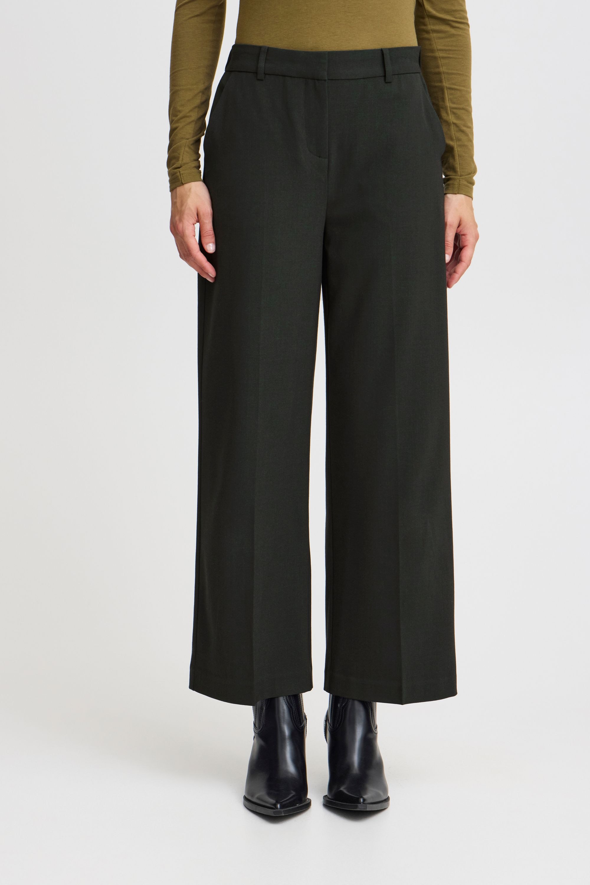 b.young Stoffhose »Stoffhose BYDANTA WIDE LEG PANTS 2 CROPPED«