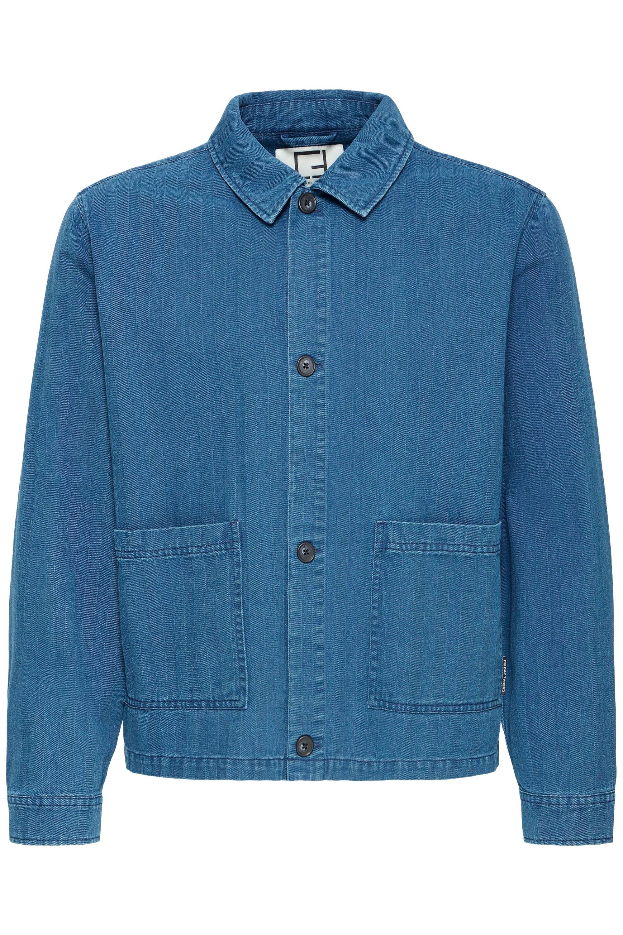 Casual Friday Hemdjacke "Hemdjacke CFAsplund Herringbone" günstig online kaufen