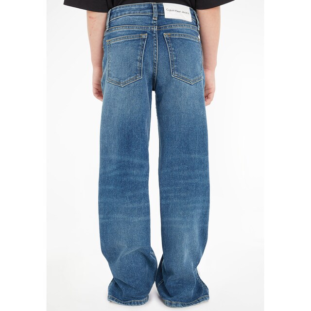 Calvin Klein Jeans Stretch-Jeans »HR WIDE LEG MID BLUE« | BAUR