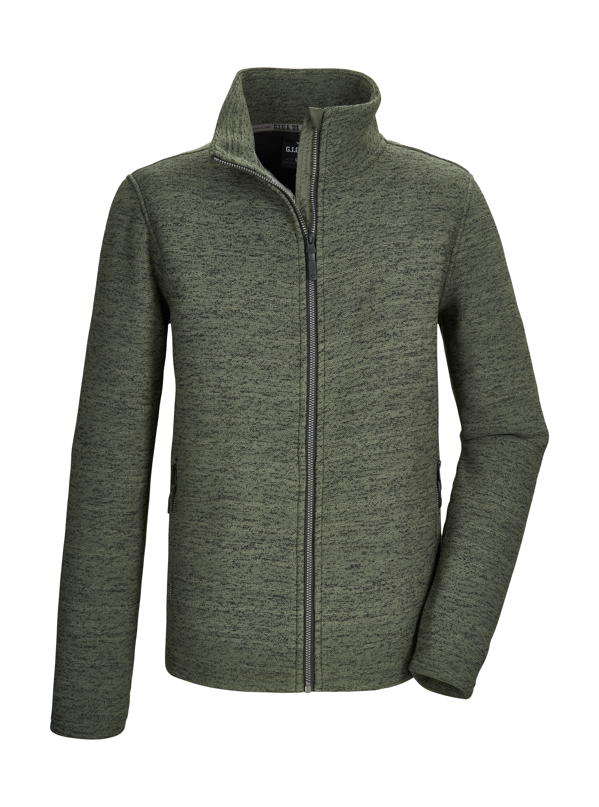 G.I.G.A. DX by killtec Fleecejacke "GW 35 MN FLC JCKT" Fleecejacke mit Stehkragen, Zipper-Taschen, Kinnschutz