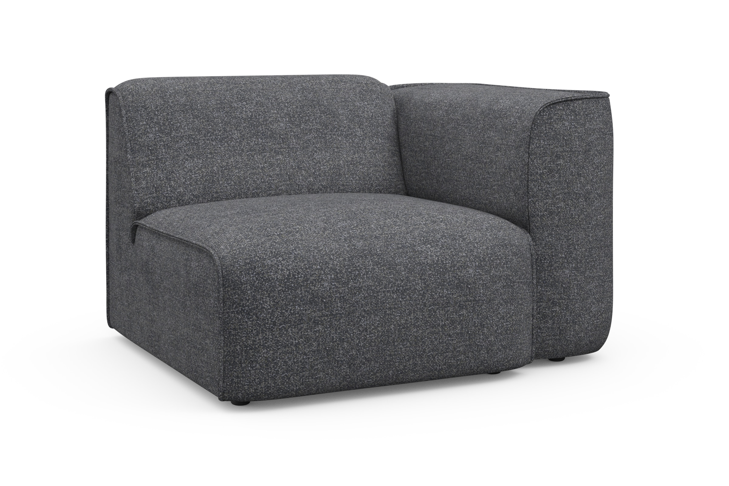 RAUM.ID Sessel "Merid Sofa-Eckelement, Maße B/T/H: 109/97/46 cm", als Modul günstig online kaufen