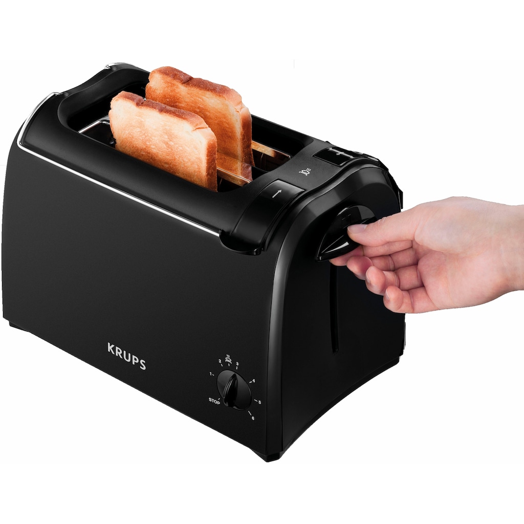Krups Toaster »Pro Aroma KH1518«, 2 kurze Schlitze, für 2 Scheiben, 700 W