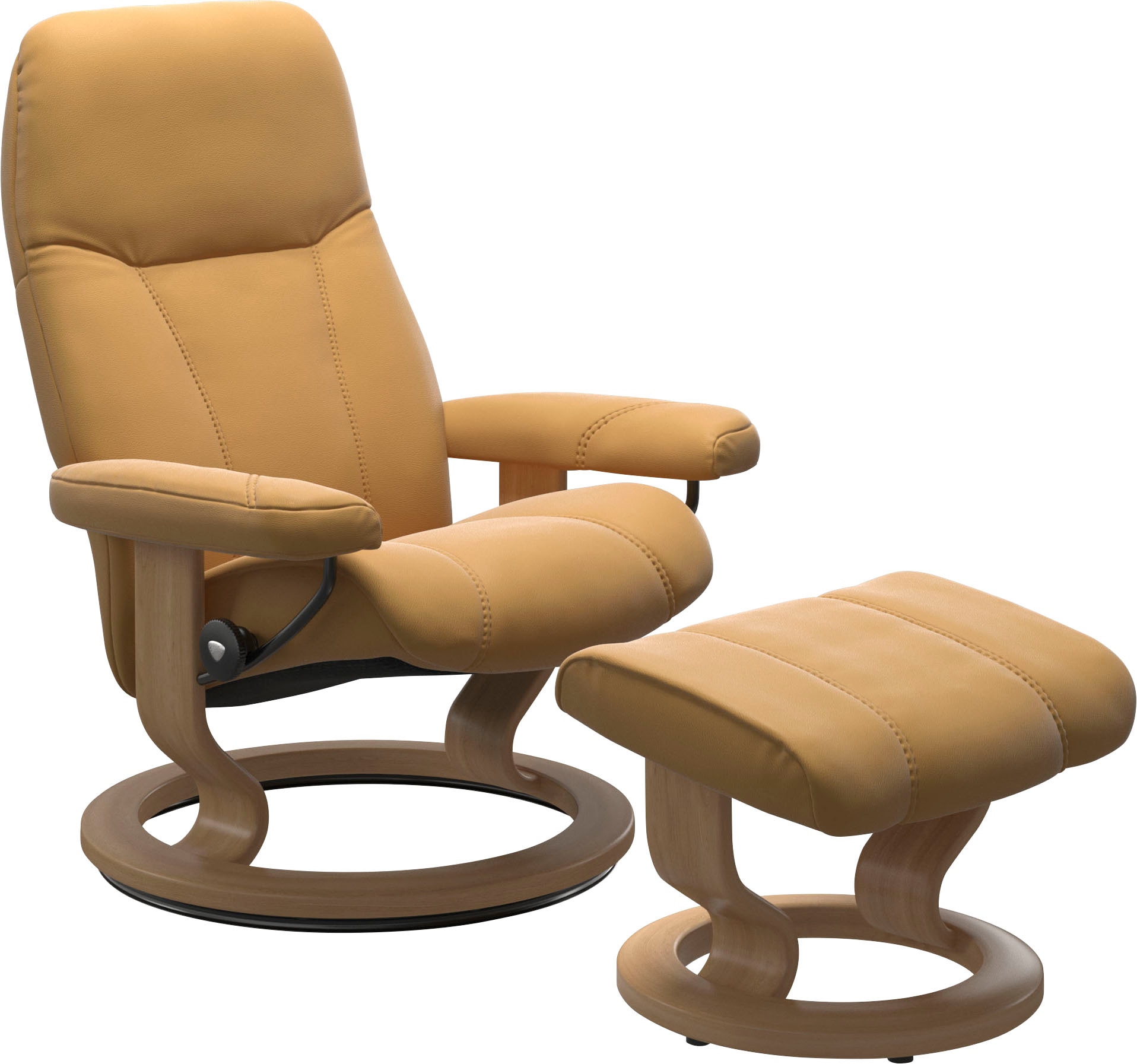 Stressless Fußhocker "Consul", mit Classic Base, Gestell Eiche günstig online kaufen