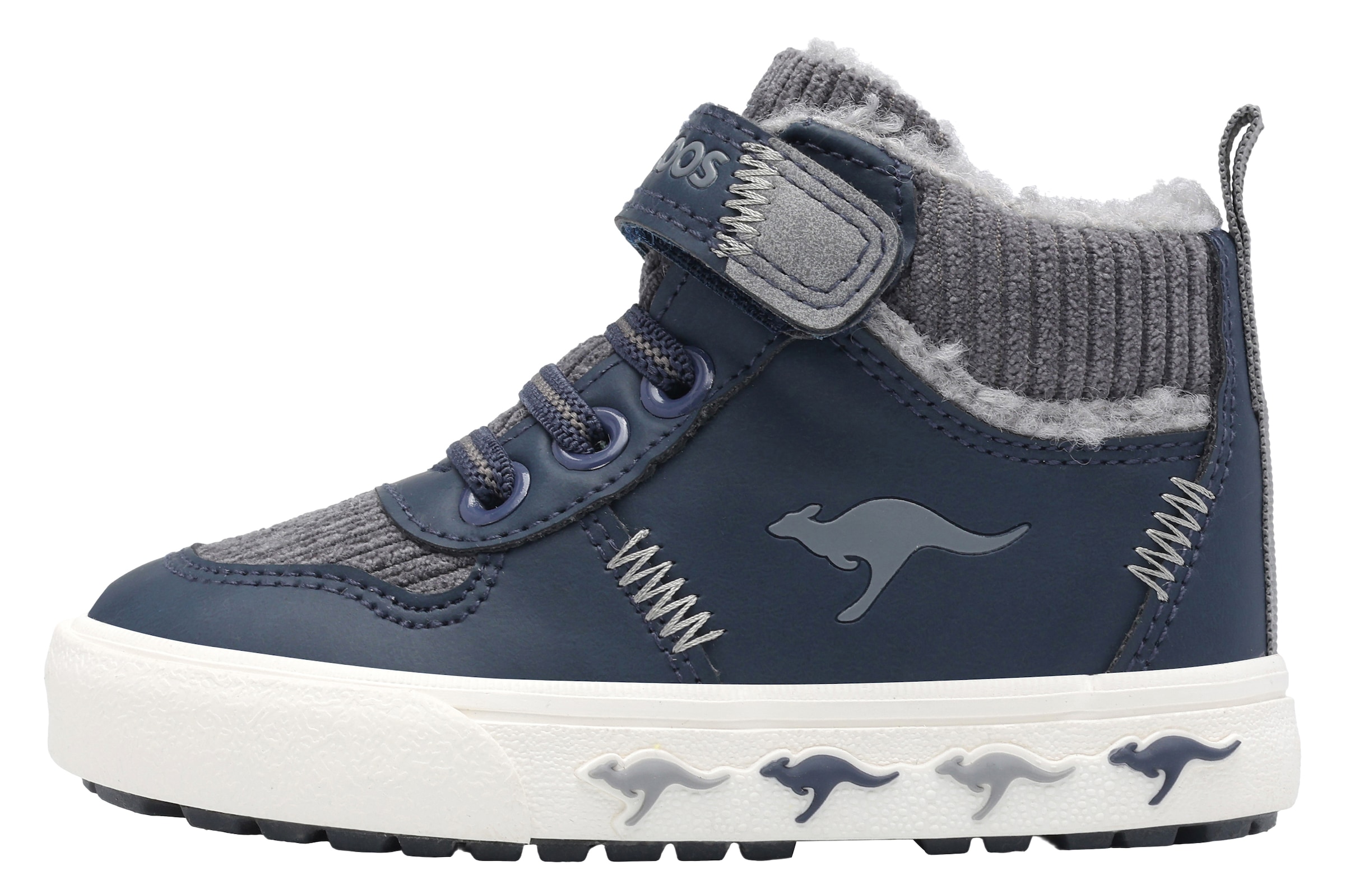 KangaROOS »Kavu Tori EV«  Warmfutter, Reißverschluss,Winterschuhe, Schnürboots, Sneakerboots
