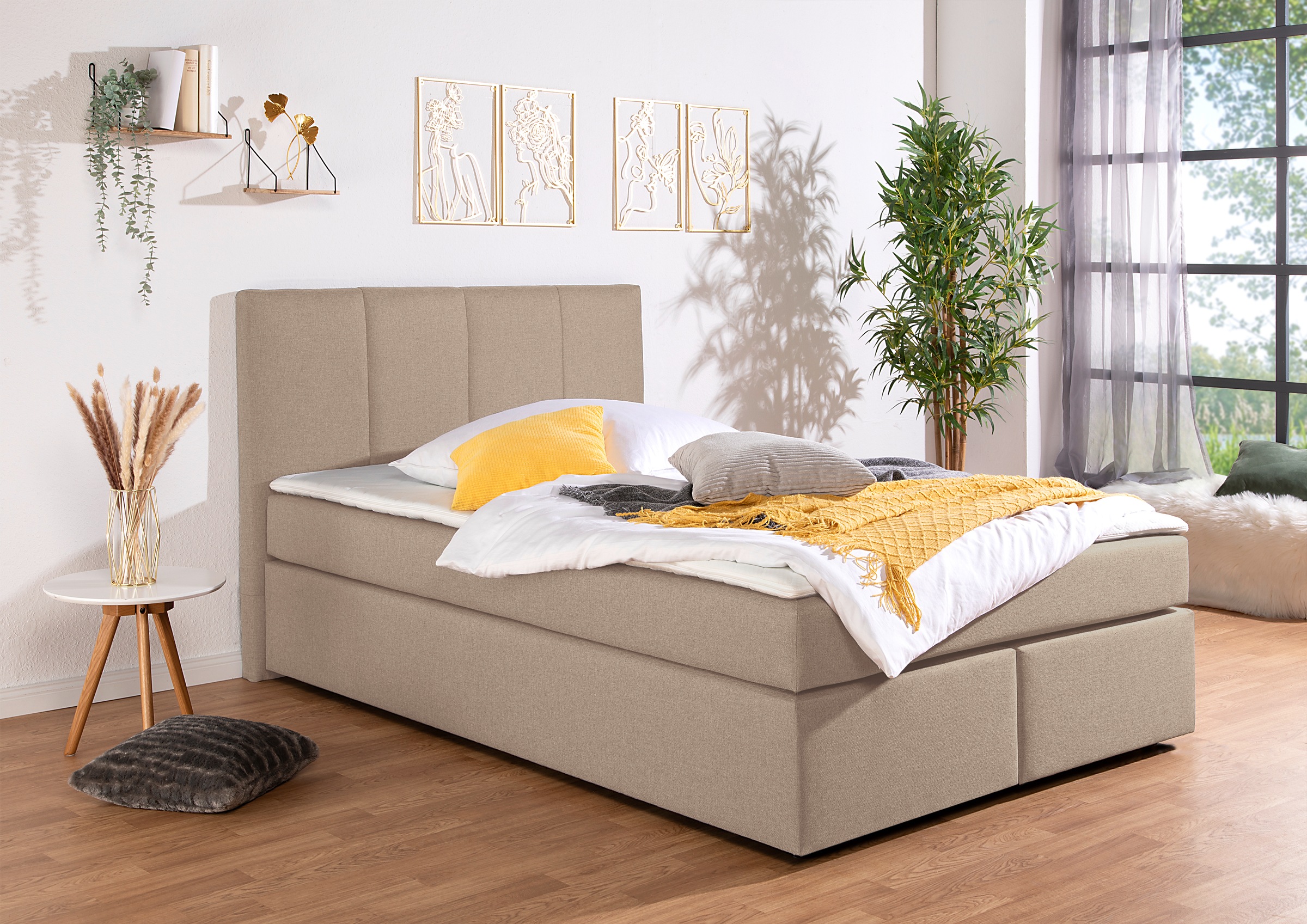 Home affaire Boxbett "Fidan" wahlweise mit Bettkasten, in H2, H3 & H4 erhältilich