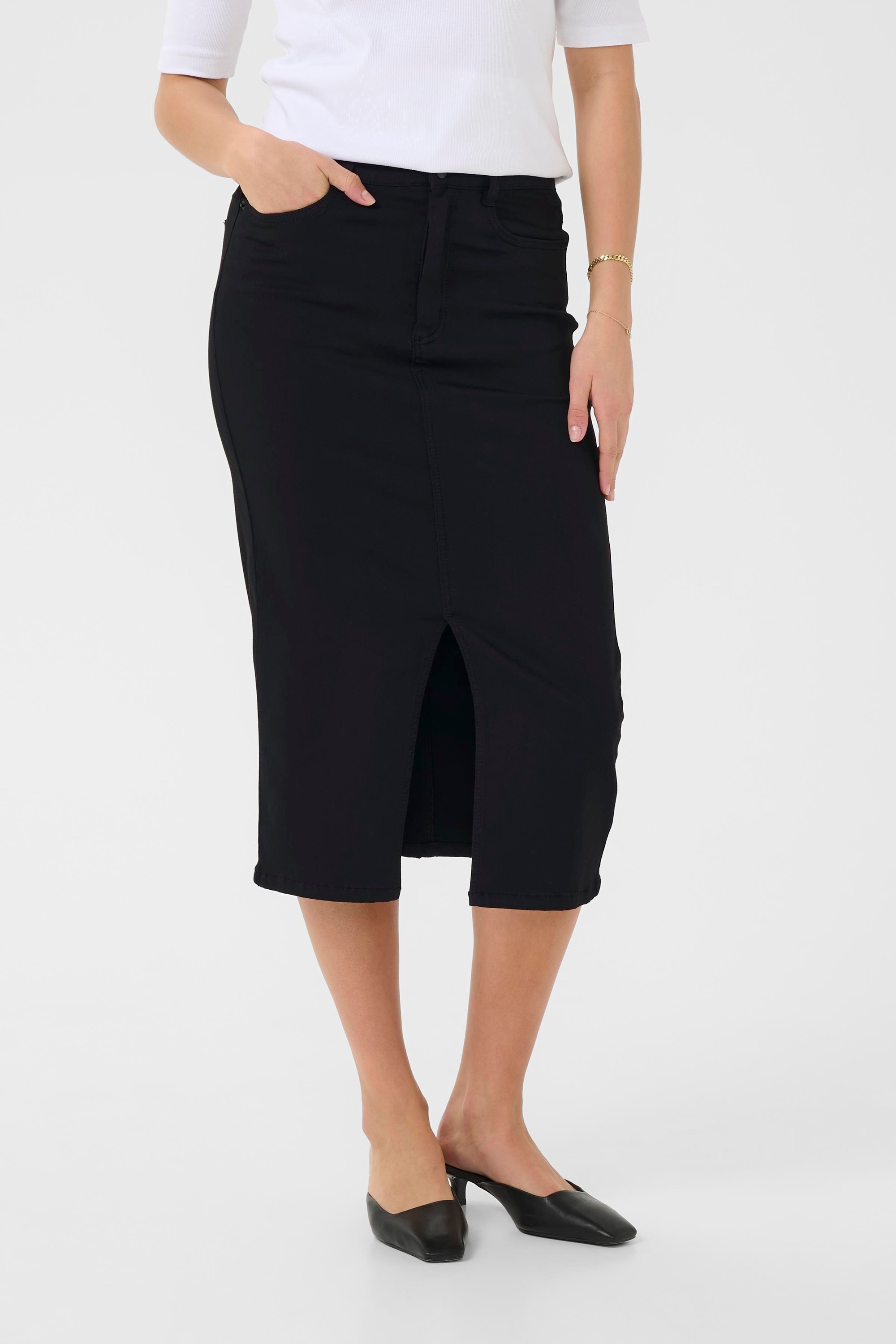 KAFFE Jeansrock »Damen Denimrock KAdima«
