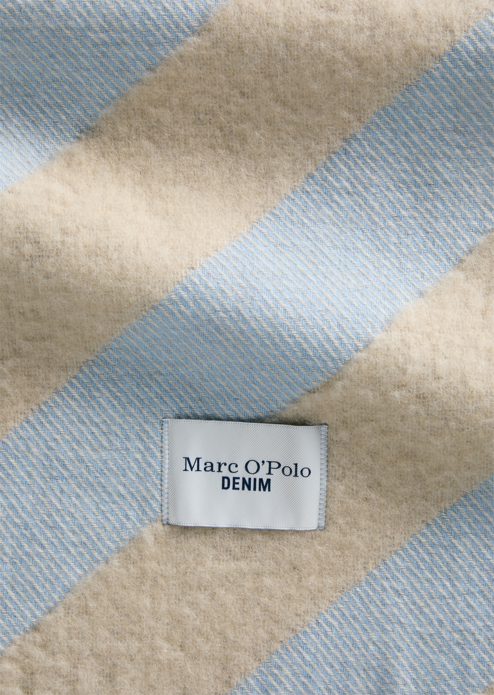 Marc O'Polo DENIM Wollschal »mit diagonalen Streifen«
