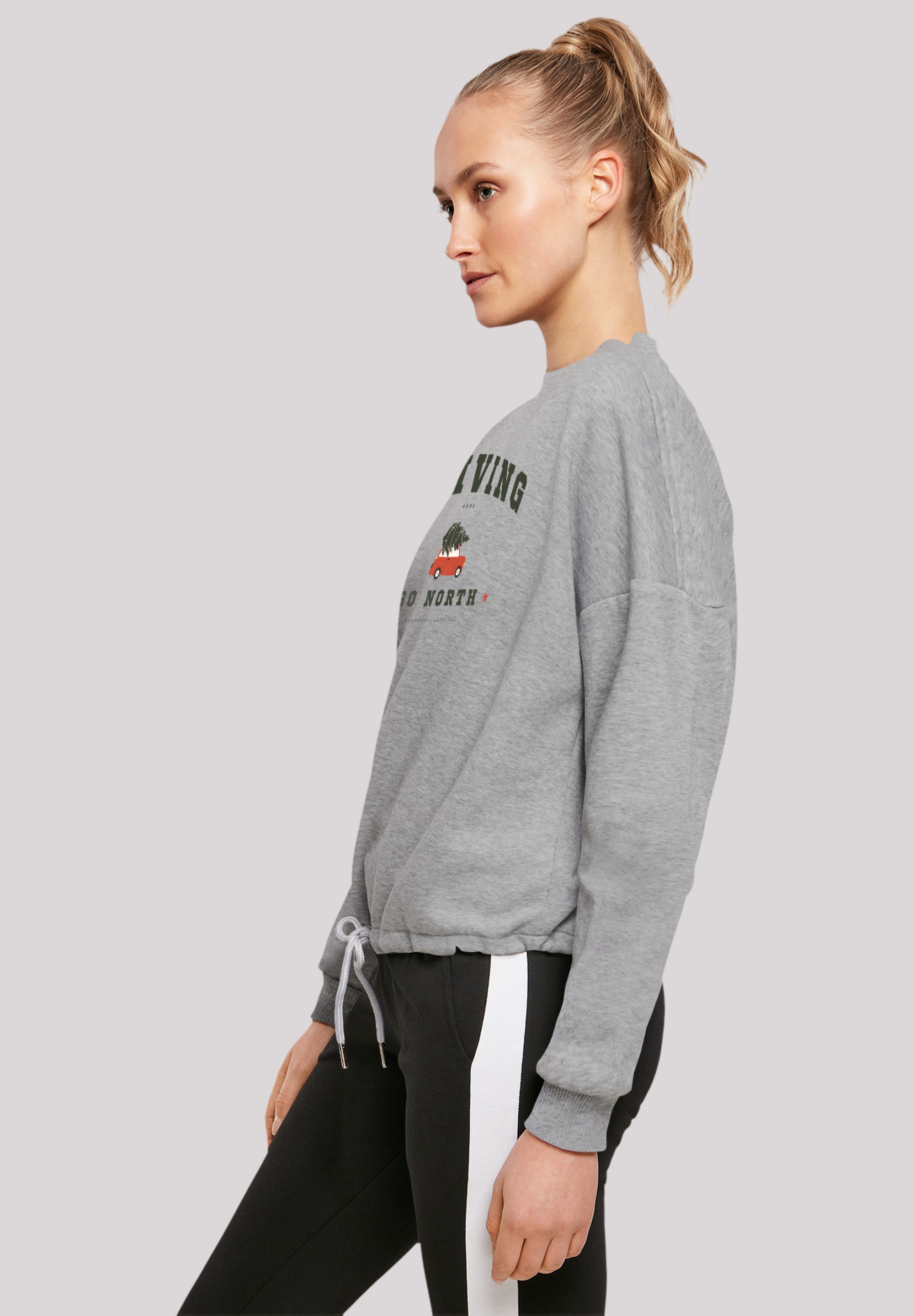 F4NT4STIC Sweatshirt »Driving Home Weihnachten«, Weihnachten, Geschenk, Logo