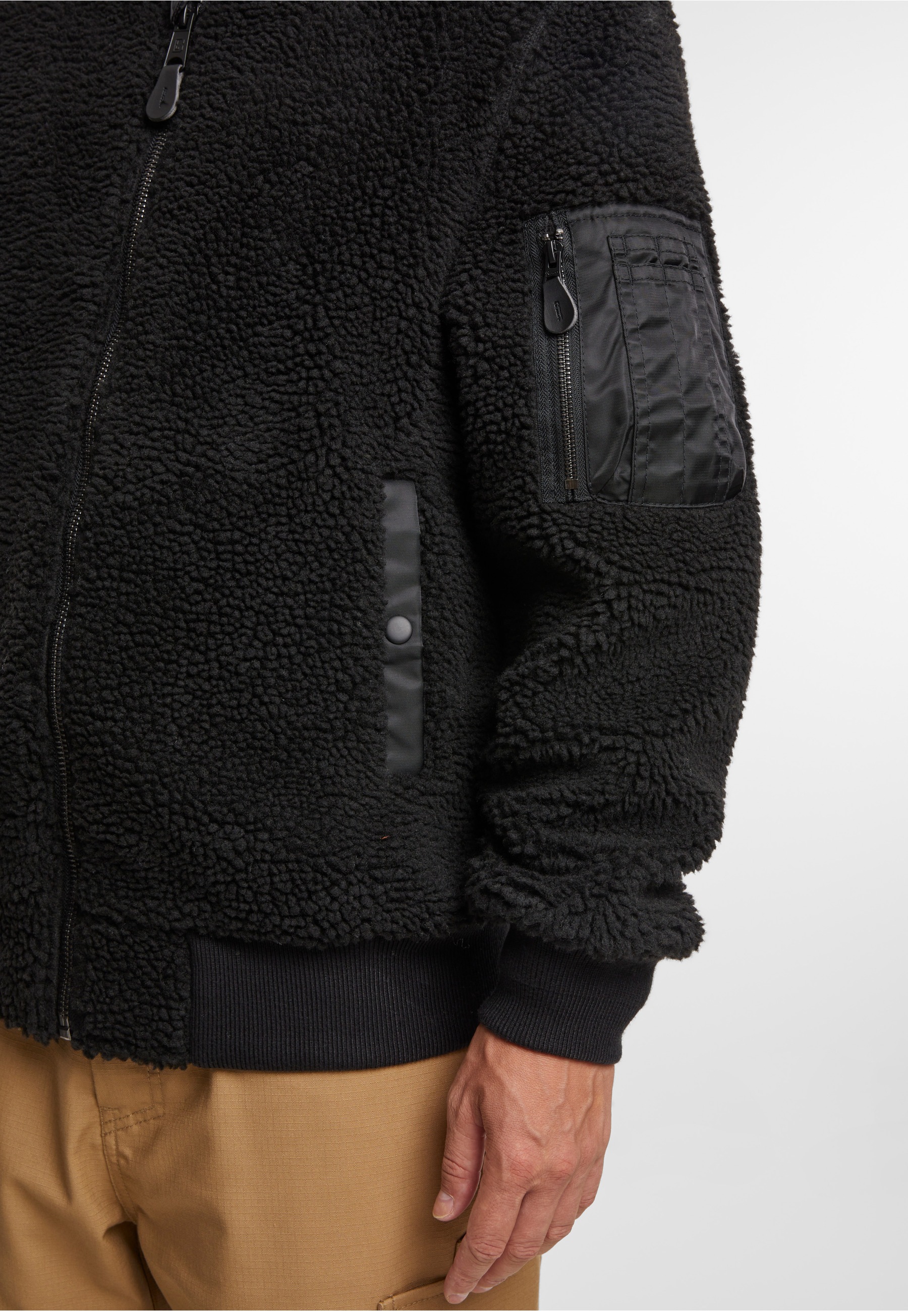 Brandit Allwetterjacke »Brandit MA1 Sherpa Jacket« 1 Stk. tlg. ohne Kapuze