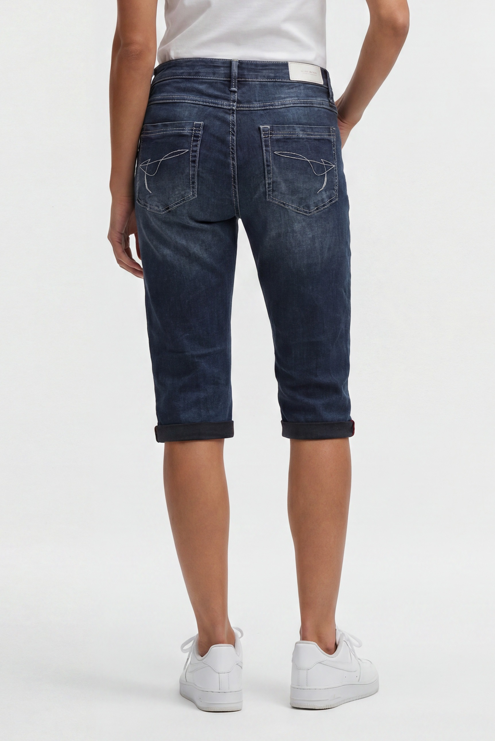 SOCCX Regular-fit-Jeans mit Turn-Up Saum