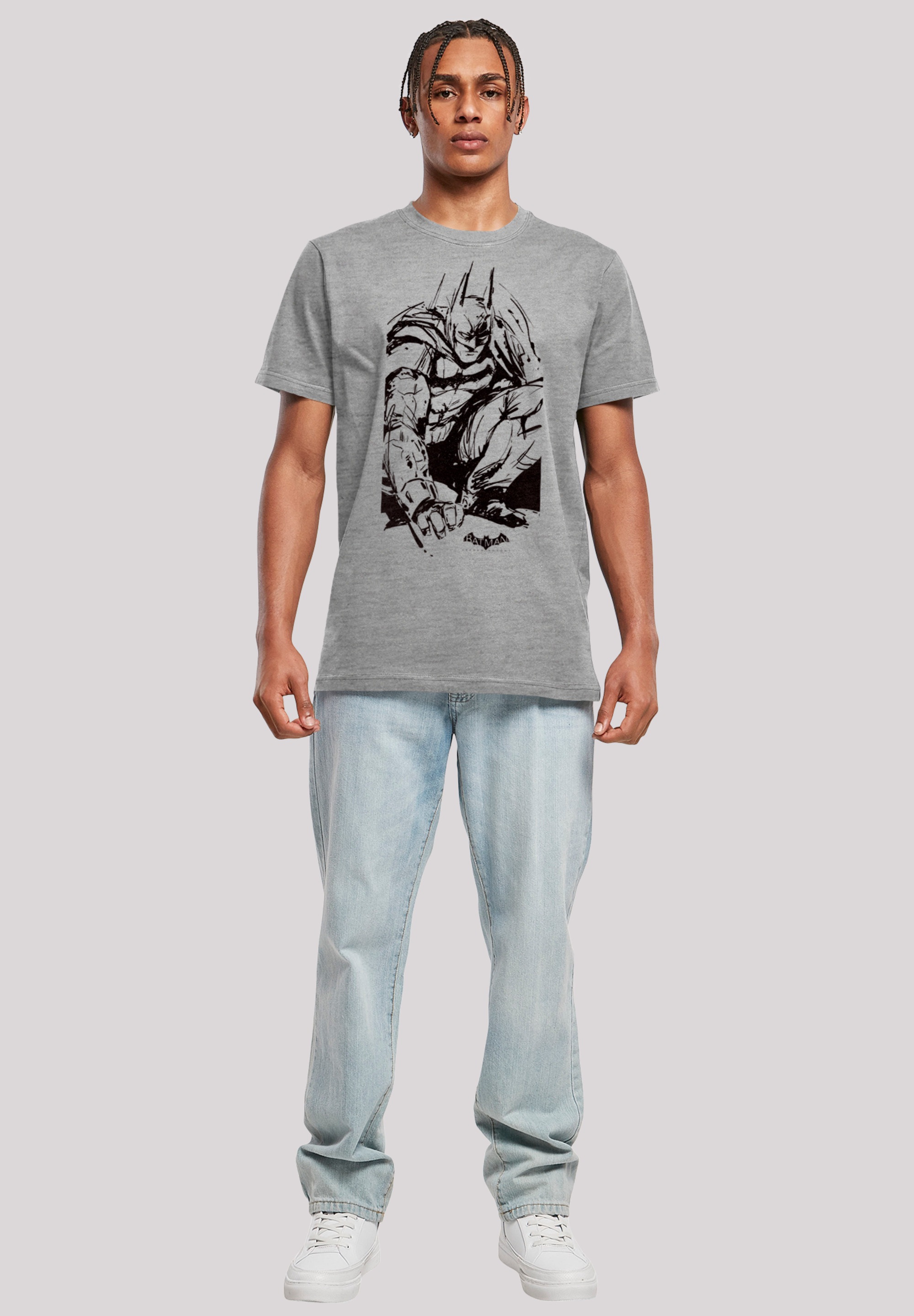 F4NT4STIC T-Shirt »DC Comics Batman Arkham Knight Sketch«, Print