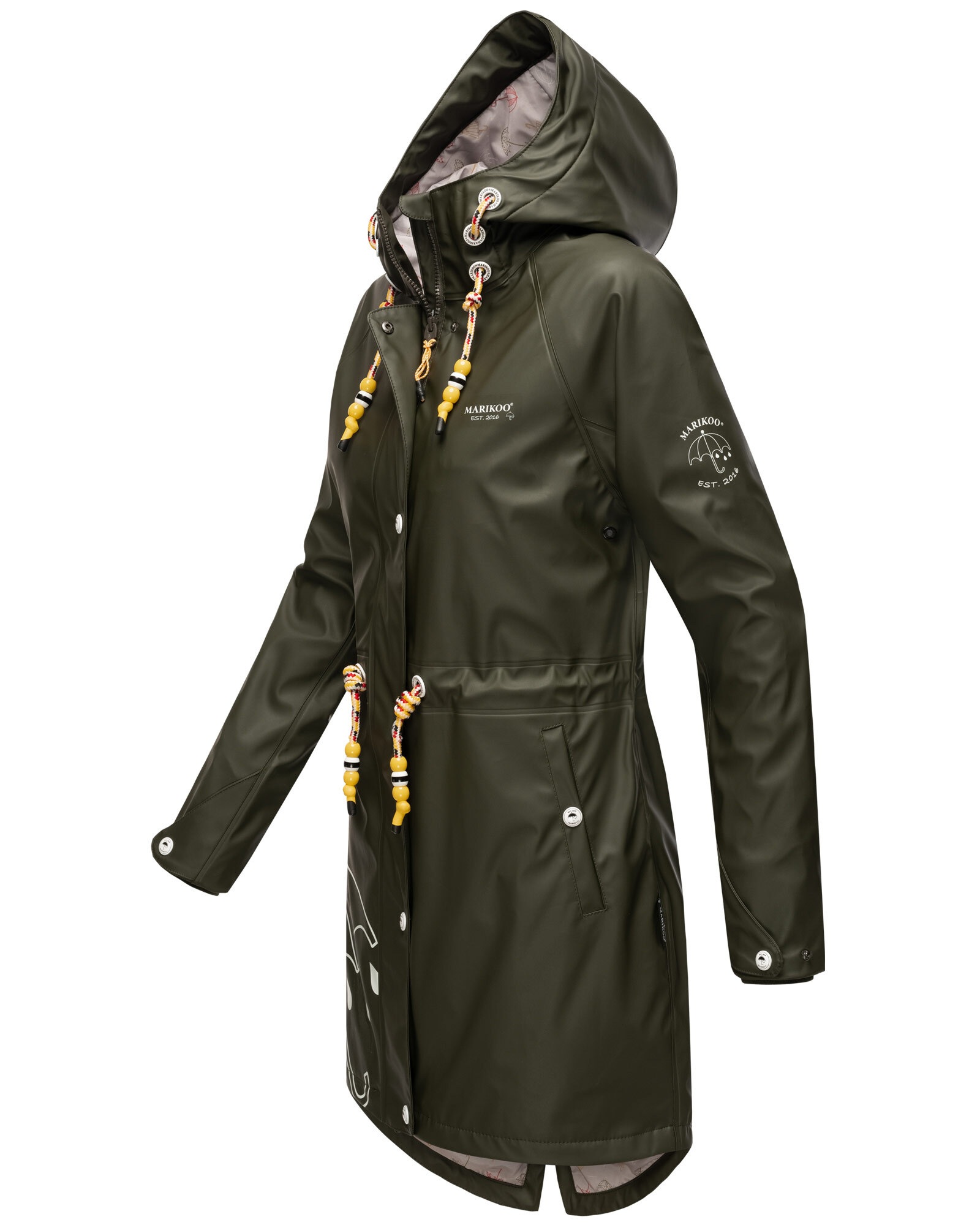 Thumbnail - Marikoo Outdoorjacke "Dancing Umbrella", mit einer großen Kapuze