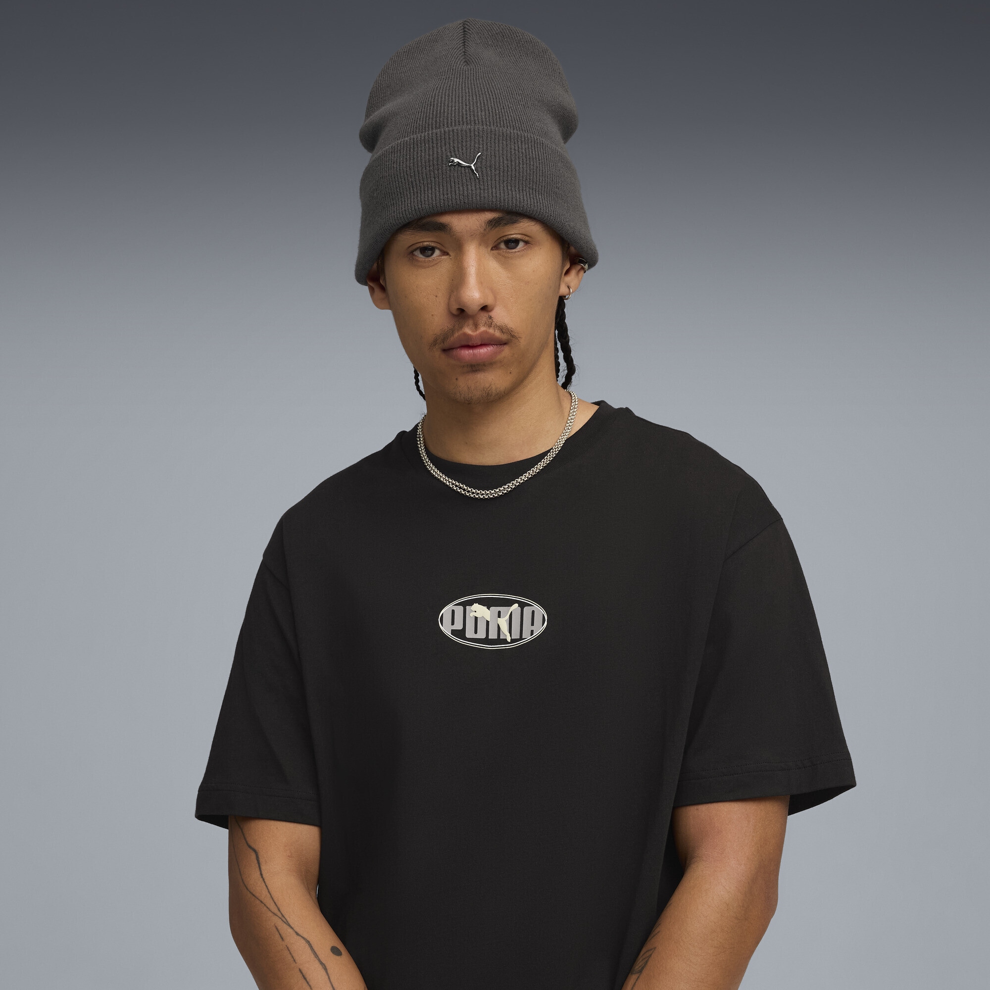 PUMA Beanie »Metal PUMA CAT Beanie Erwachsene«