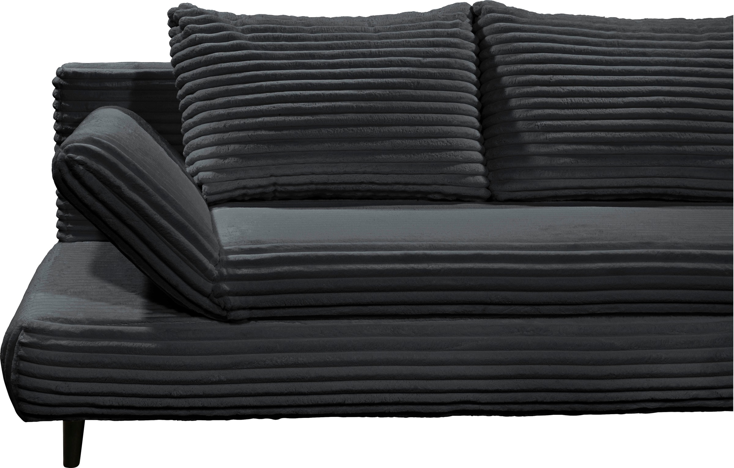 ED EXCITING DESIGN Schlafsofa »Sunny«, mit Bettkasten, Armteilverstellung & 2 Rückenkissen