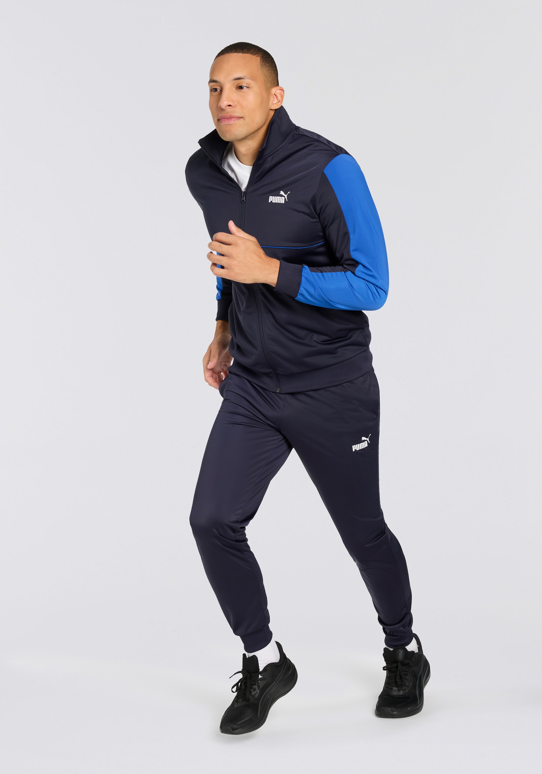 PUMA Trainingsanzug "SPORT POLY SUIT" 2 Stk. ohne Kapuze, aus Trikot-Materi günstig online kaufen