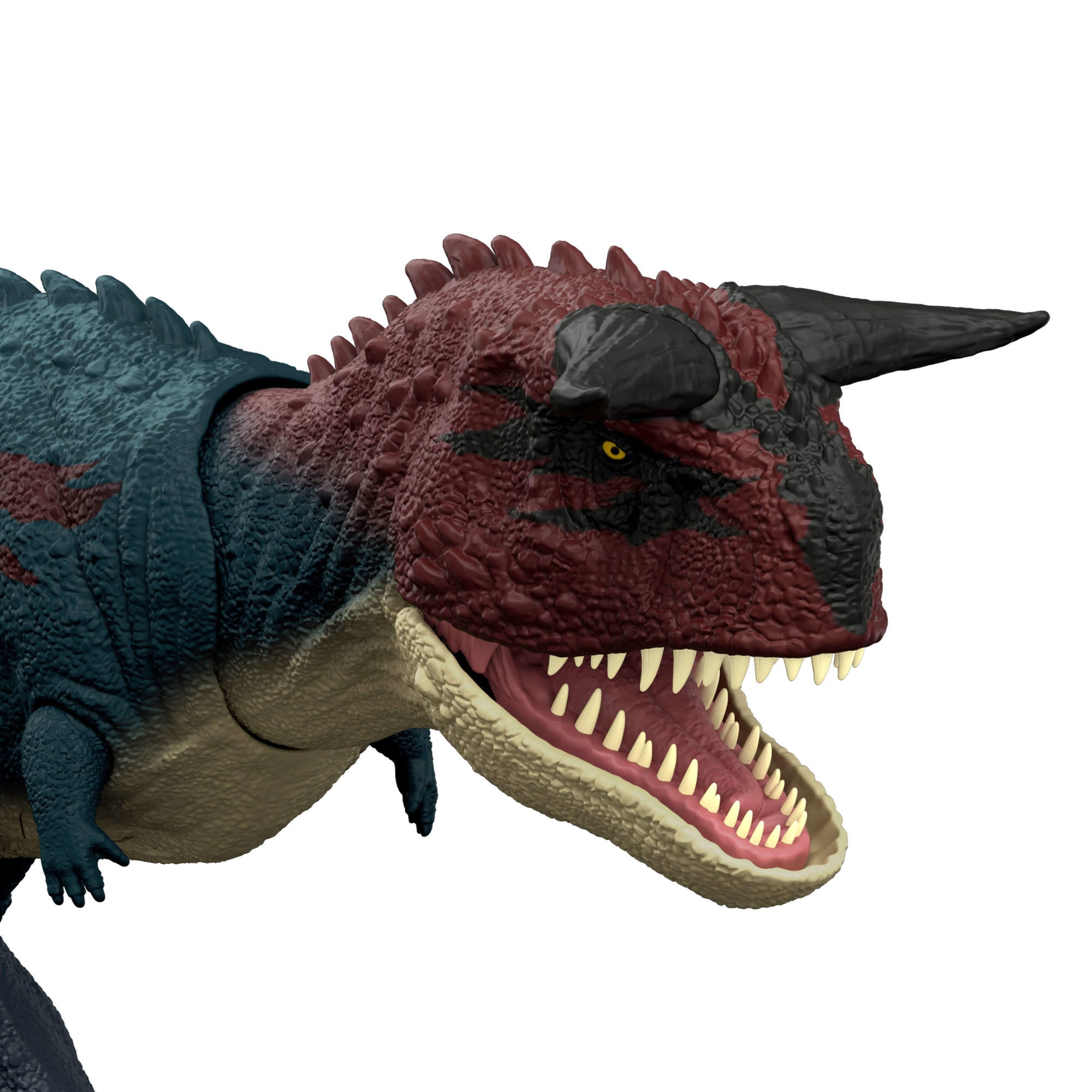 Mattel® Actionfigur »Jurassic World, Charge 'N Chomp Carnotaurus« mit Beiß-Angriff und Brüllgeräusch