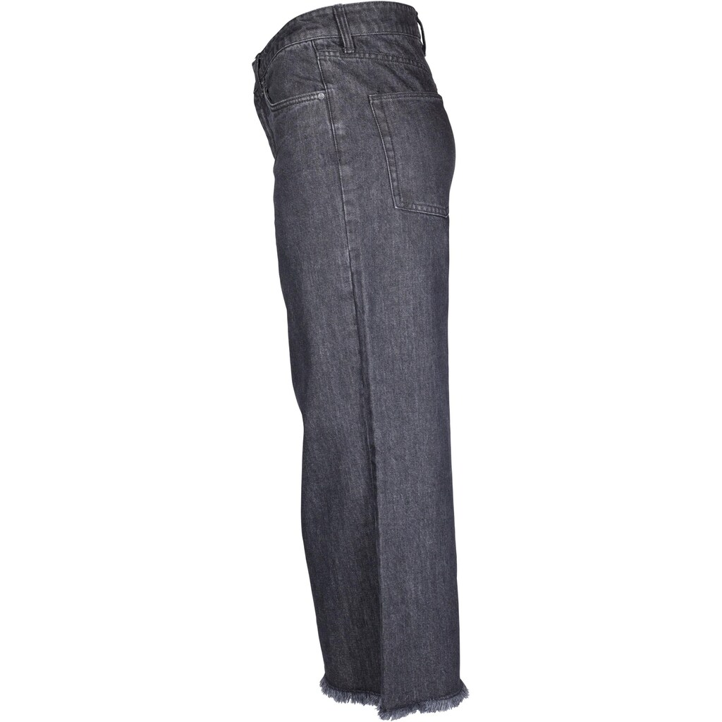 URBAN CLASSICS Bequeme Jeans »Urban Classics Damen Ladies Denim Culotte«, (1 tlg.)