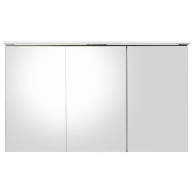 Schildmeyer Spiegelschrank »Profil 16«, Breite 120 cm, 3-türig, 2x LED-Beleuchtung,  Schalter-/Steckdosenbox kaufen | BAUR