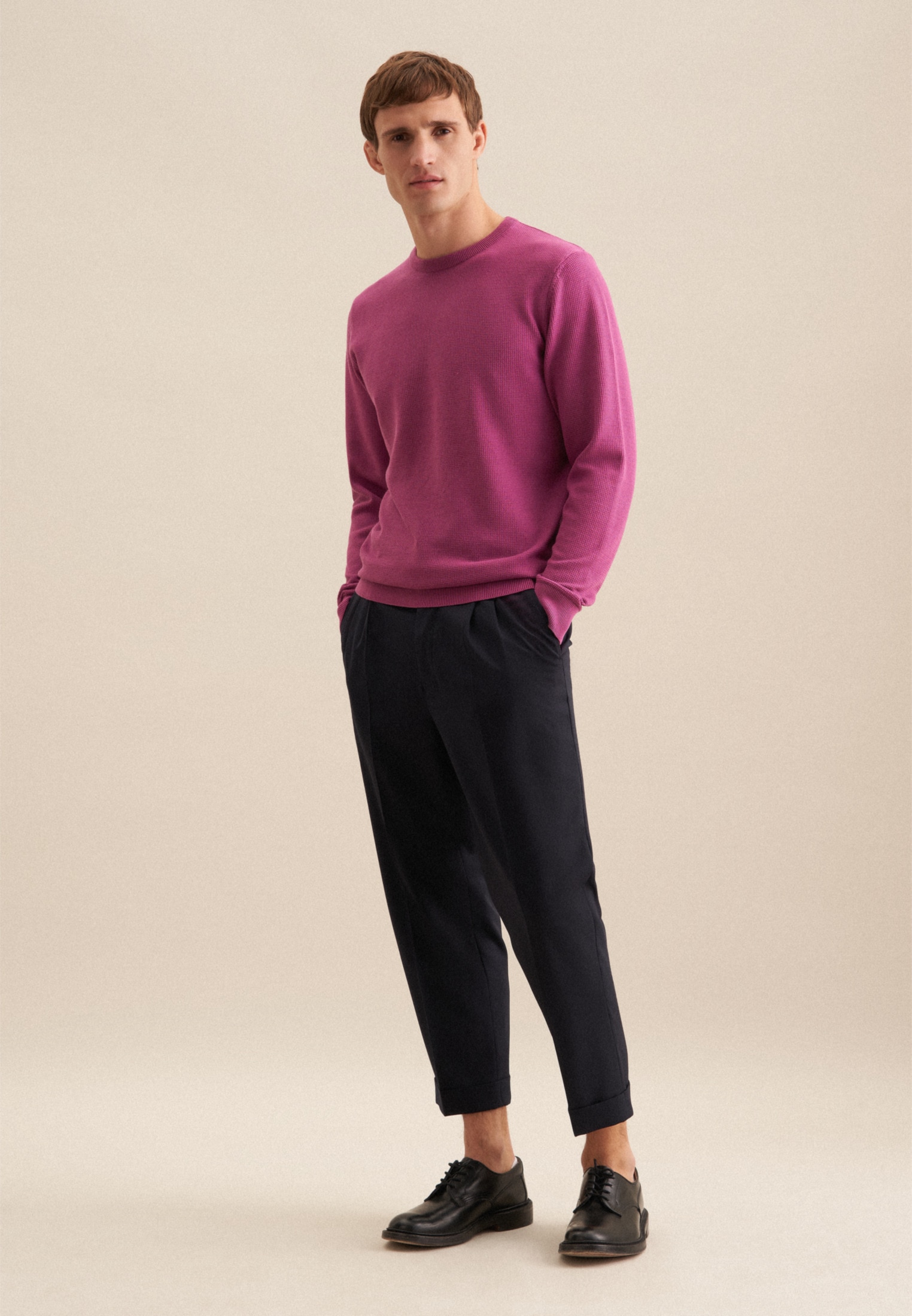 seidensticker Strickpullover »Schwarze Rose«, Rundhals