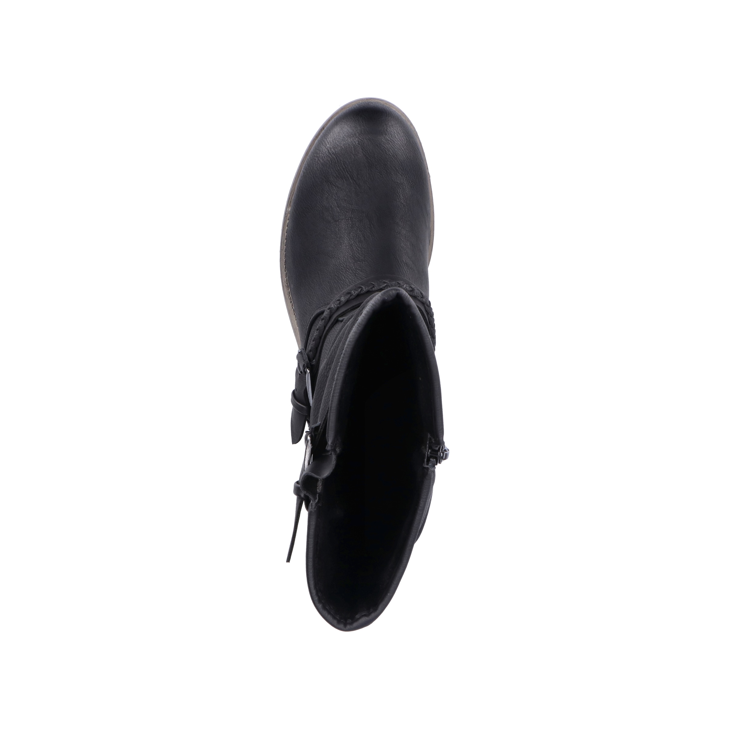 Rieker Stiefel  Winterboots, ,Blockabsatz mit gerafftem slouchy-Schaft, schmale Form