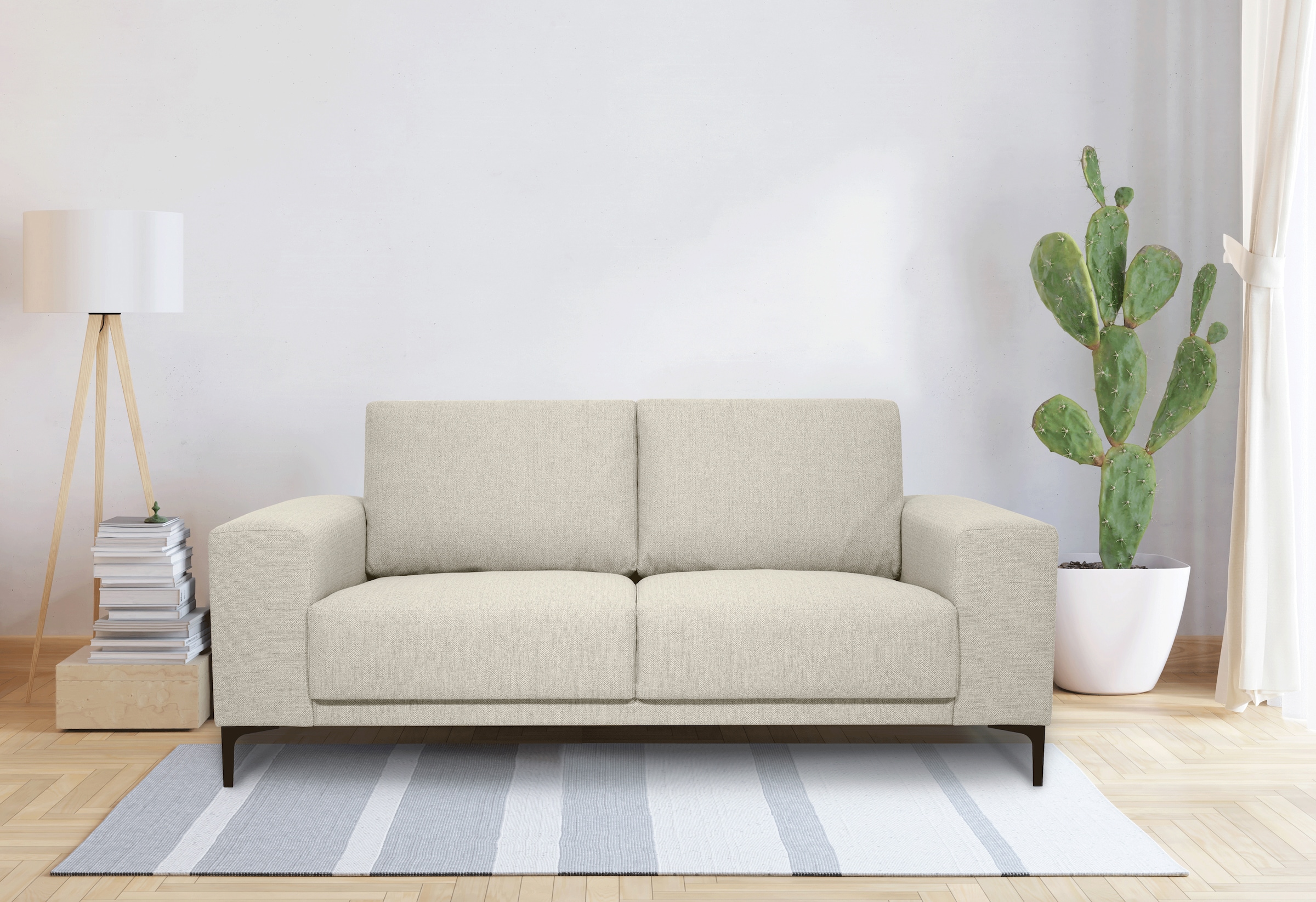 Places of Style 2-Sitzer "Xander", Breite 164 cm, Webstoff, Soft-Touch Chen günstig online kaufen