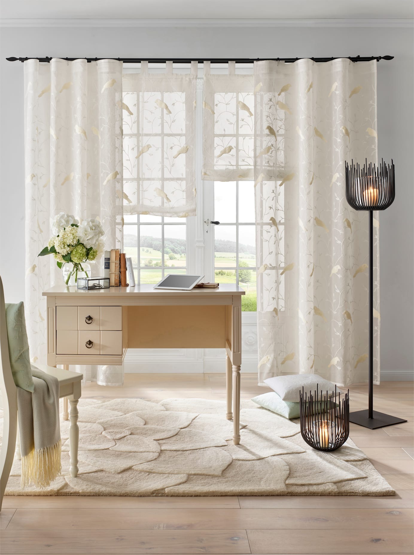 heine home Gardine Schlaufen 1 Stk. tlg. günstig online kaufen