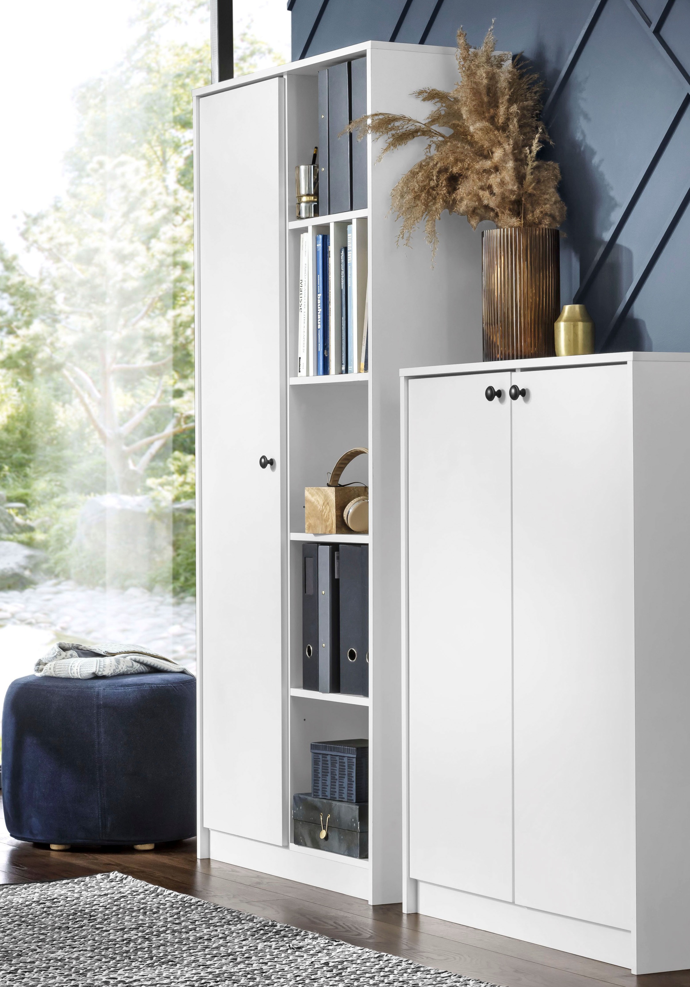 Home affaire Aktenschrank "Licia" viel Stauraum, Breite 81,5 cm günstig online kaufen